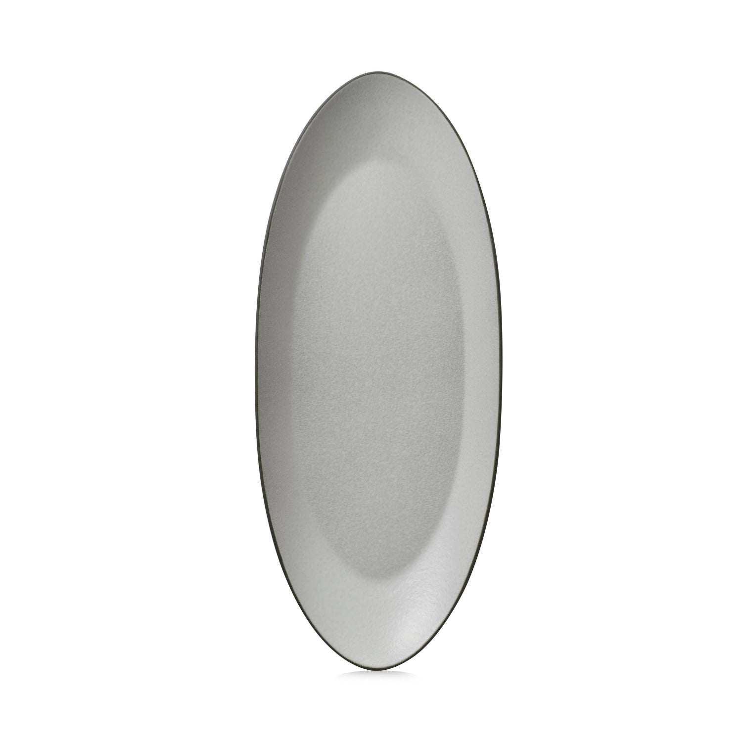 Equinoxe Teller l�nglich L36cm B16cm pfeffer in Silber präsentiert im Onlineshop von KAQTU Design AG. Teller ist von Revol