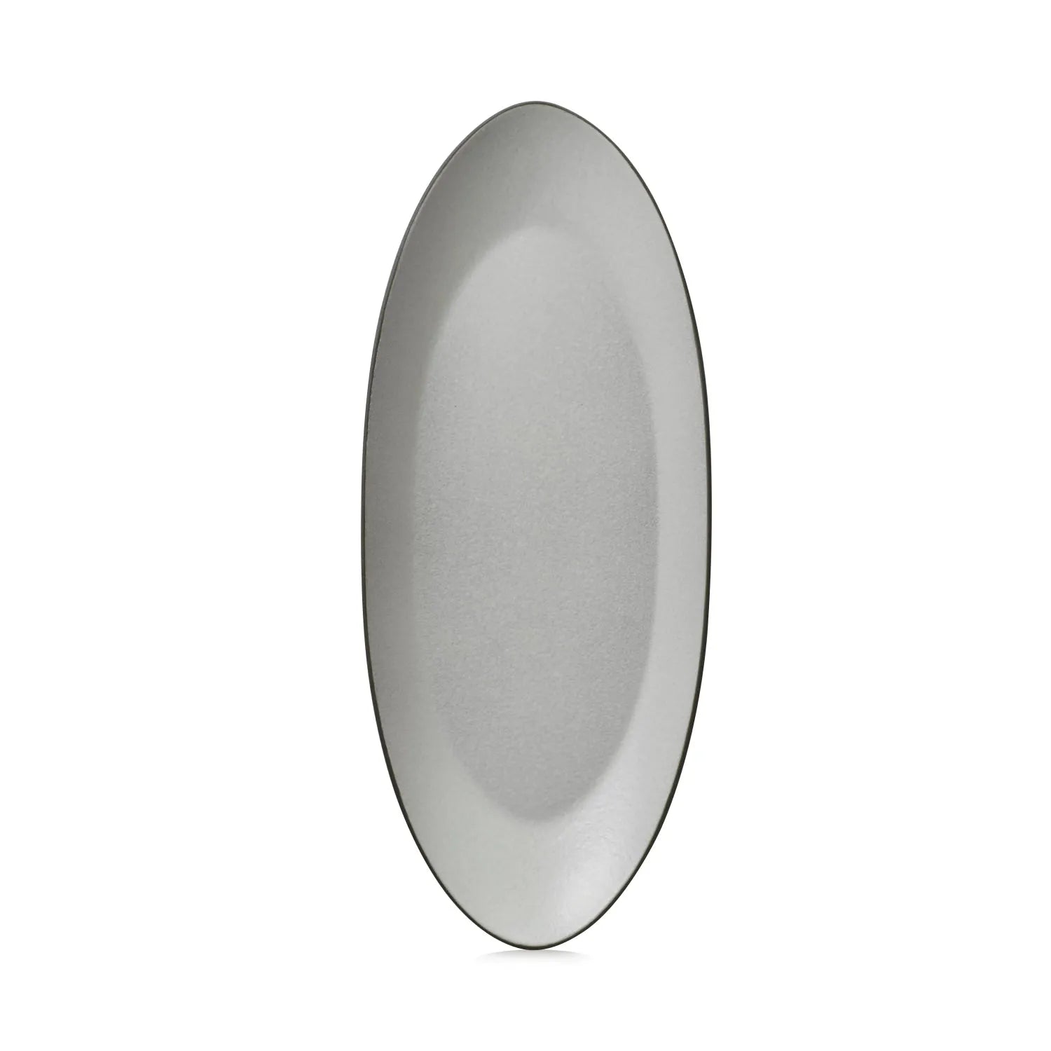 Equinoxe Teller l�nglich L36cm B16cm pfeffer in Silber präsentiert im Onlineshop von KAQTU Design AG. Teller ist von Revol