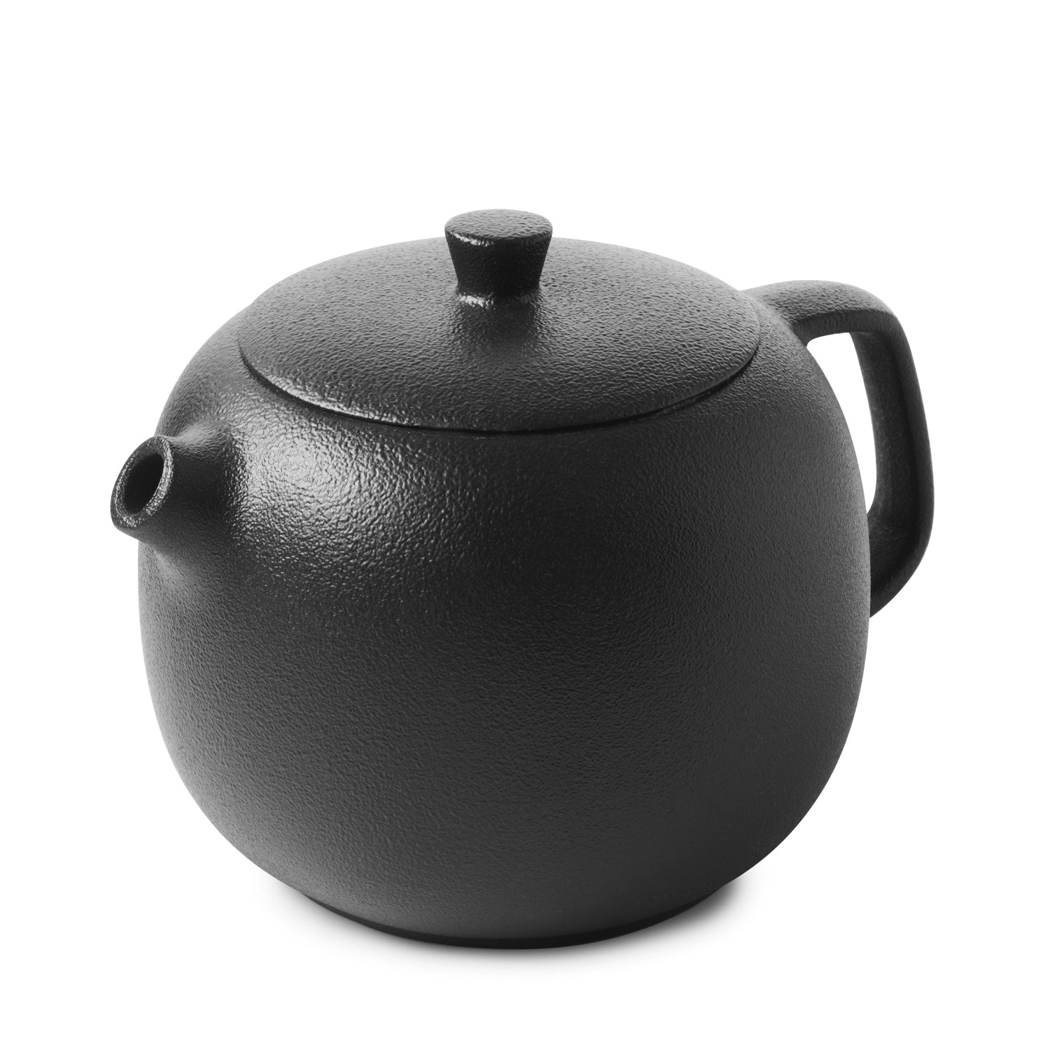 Equinoxe teapot D17.5cm H12.5cm 75cl cast iron look