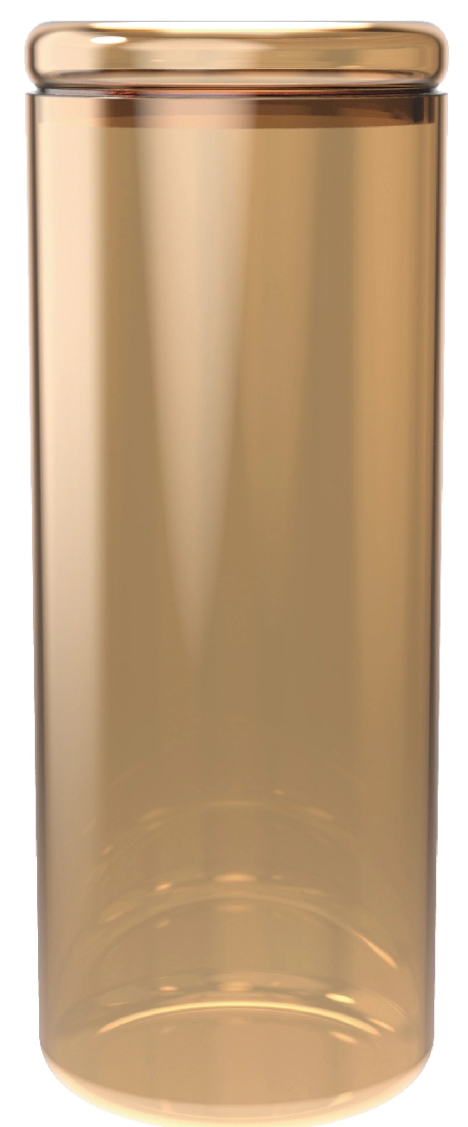 Vorratsglas gold 1200ml in Gold präsentiert im Onlineshop von KAQTU Design AG. Aufbewahrungsbehälter ist von Nuts Innovations