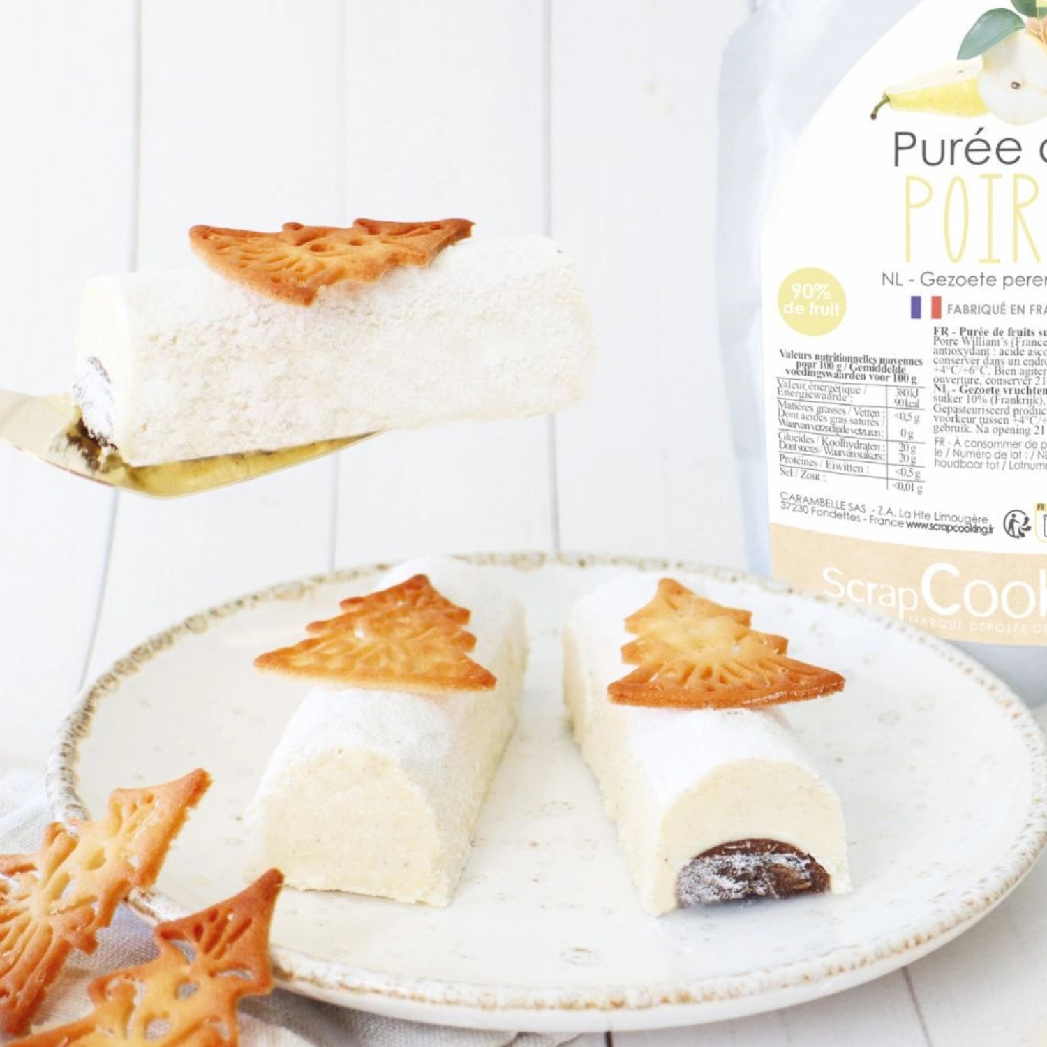 2er Set Bûche mit Innenform