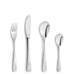 4-Piece Kuppel "Forest Friends" Children's Cutlery Set