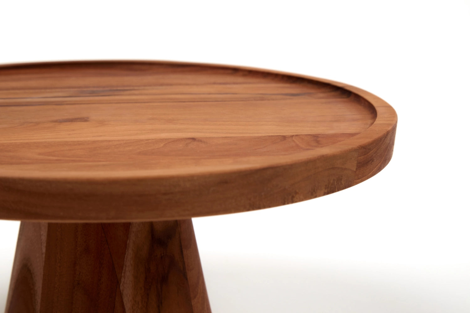 Bistro Tortenplatte S D24cm H10cm in Braun präsentiert im Onlineshop von KAQTU Design AG. Teller ist von Teak Haus