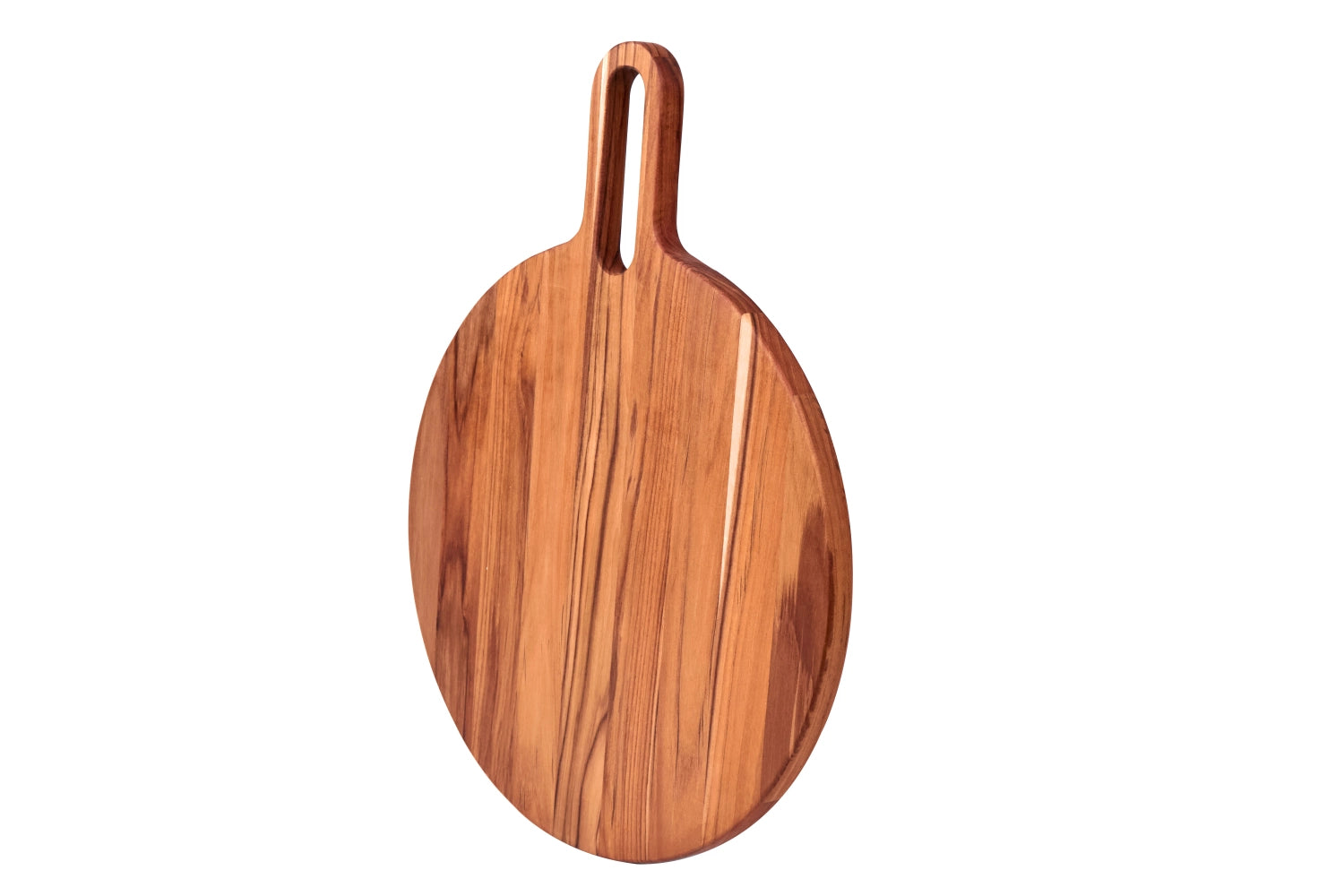 Bistro Servierbrett rund 51x36x2cm in Braun präsentiert im Onlineshop von KAQTU Design AG. Tablett ist von Teak Haus