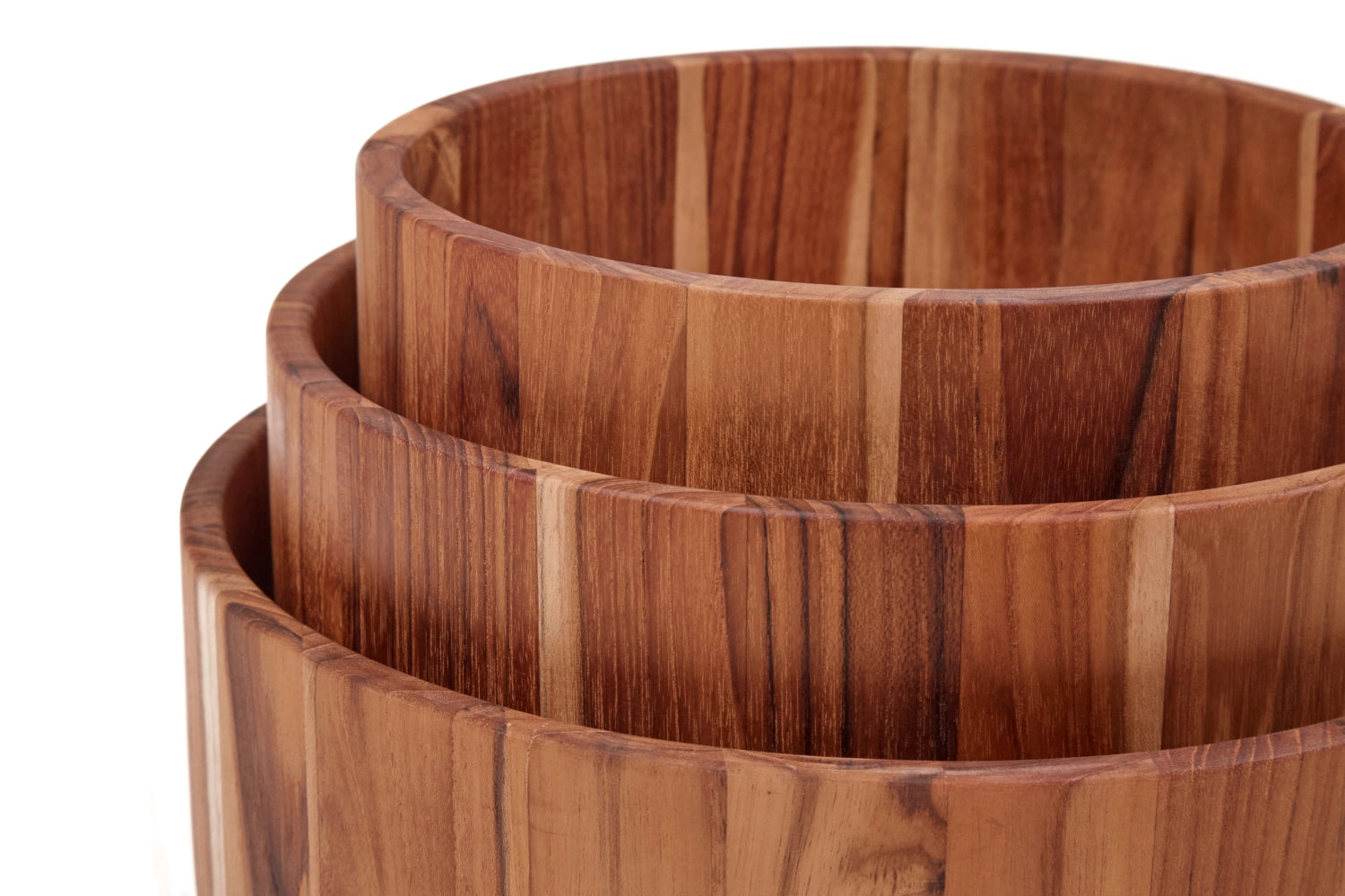 Bold Salatschale L D30cm H9cm in Braun präsentiert im Onlineshop von KAQTU Design AG. Schale ist von Teak Haus