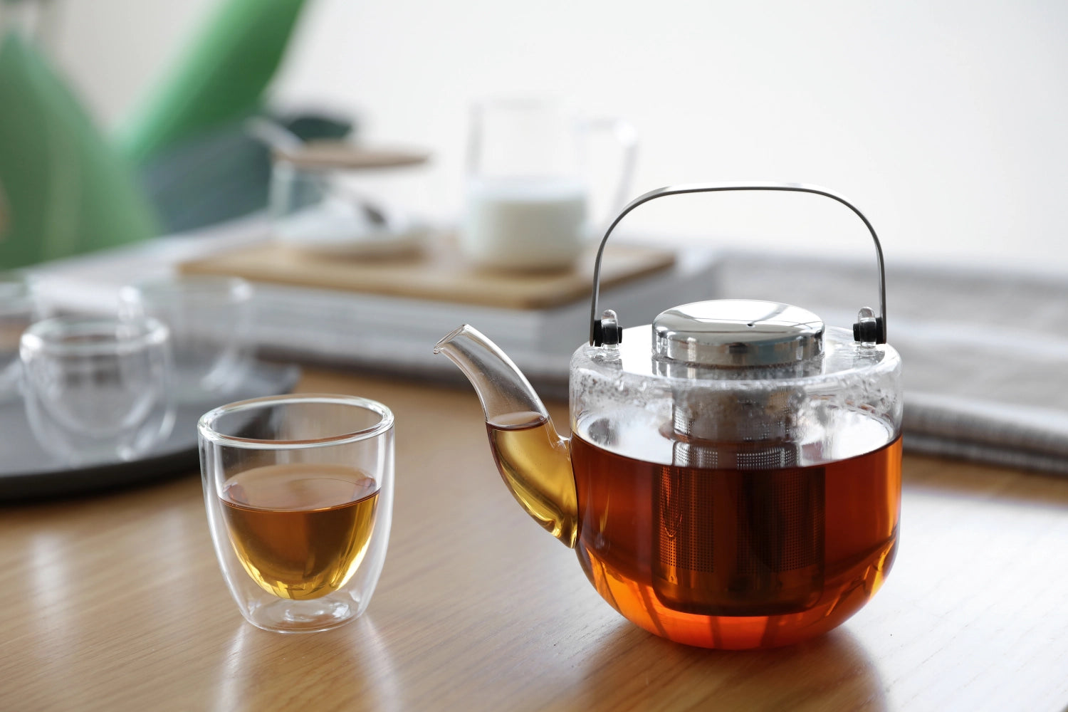 Bjorn tea pitcher 650ml borosilicate