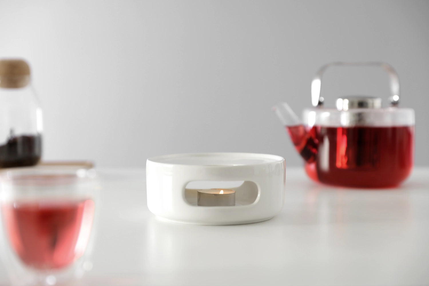 Théière Minima D14cm H5,6cm porcelaine blanche