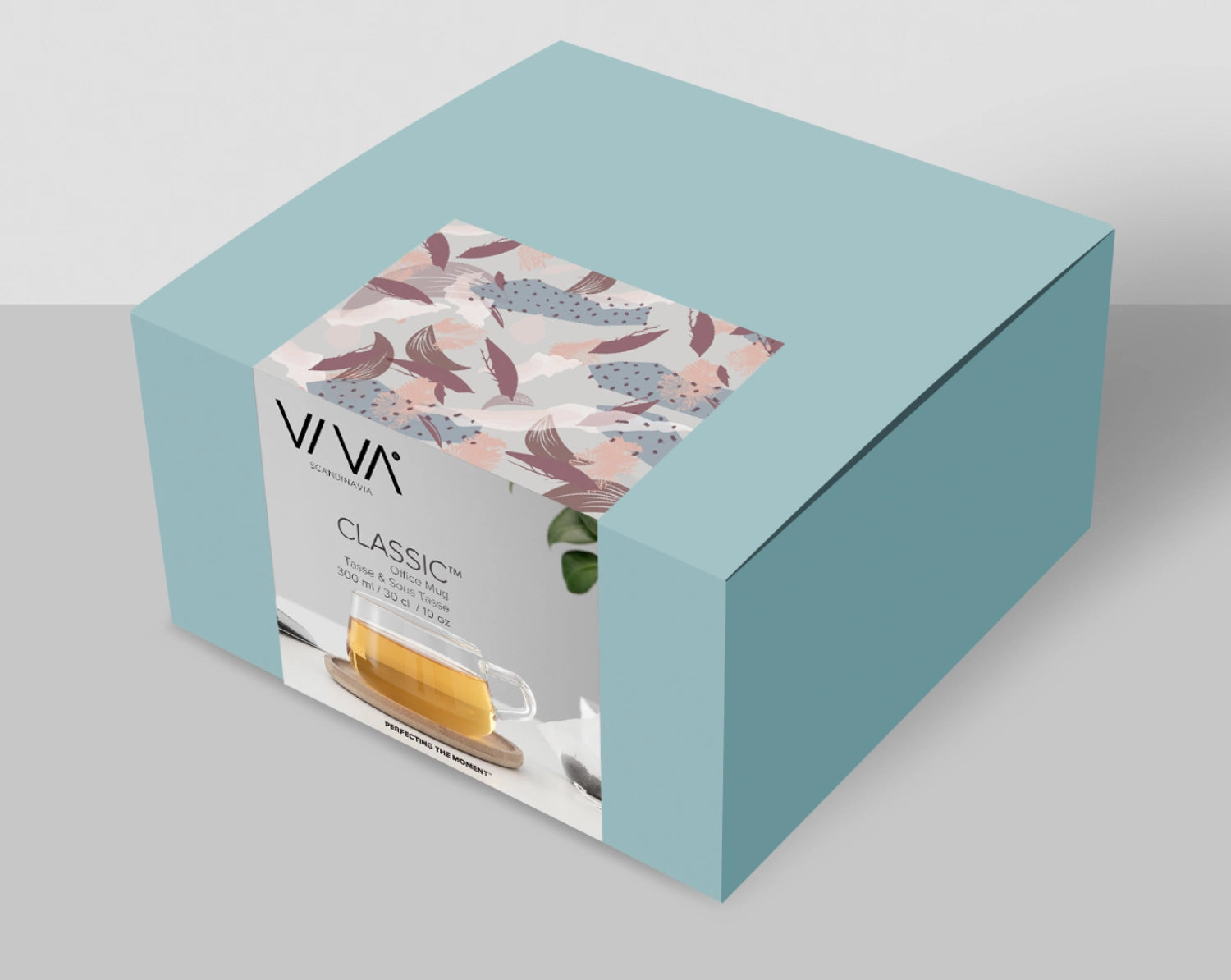 Classic Office cup 250ml with bamboo coaster