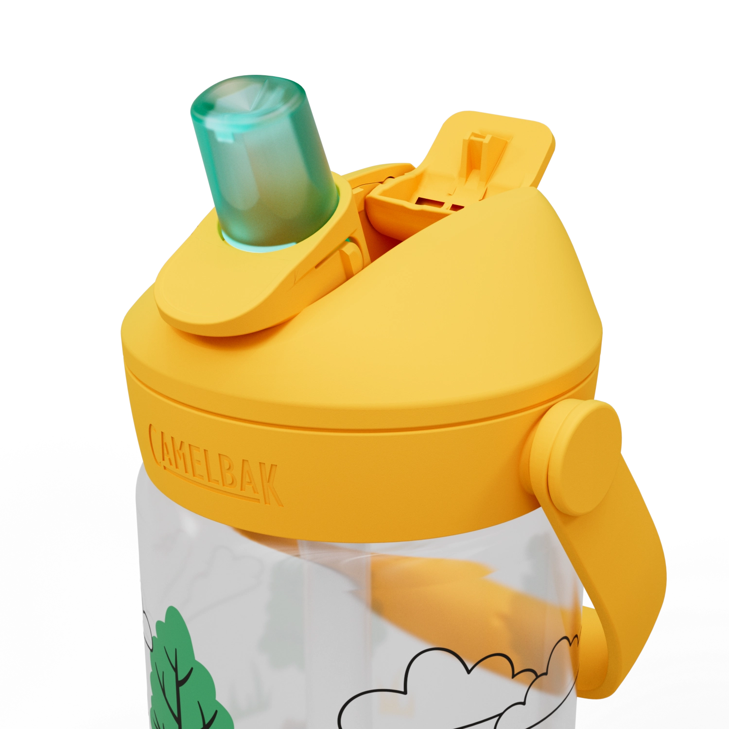 Thrive Flip Straw Kids 0.4l tractors and trees