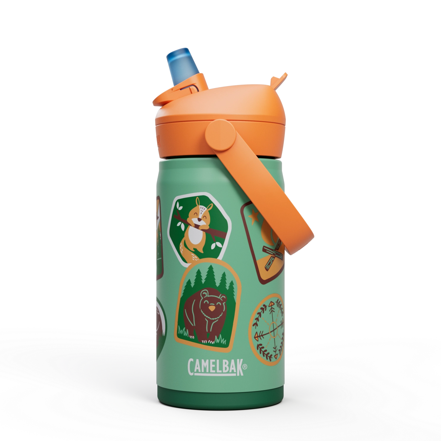 Thrive Flip Straw Kids VSS 0.35l camp badges