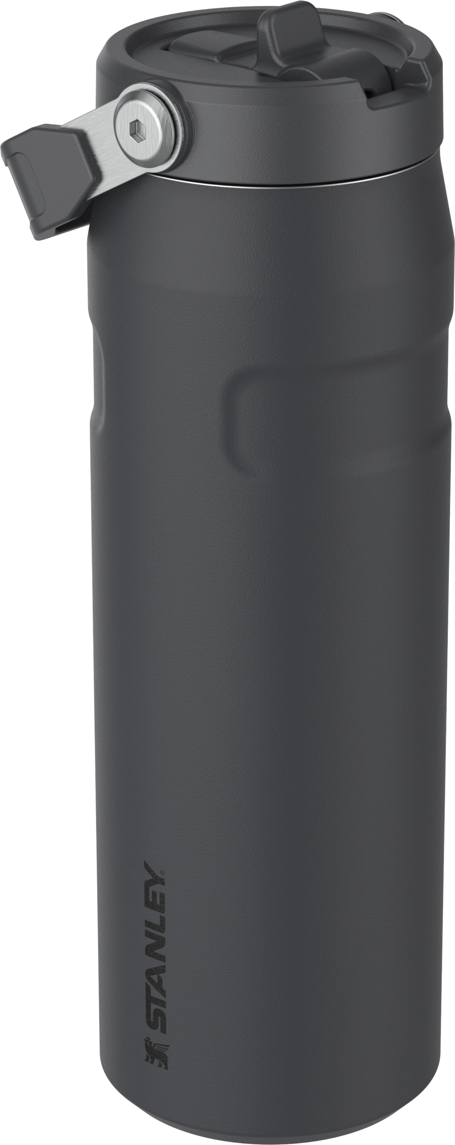 IceFlow Flip Straw Flasche 0.7l black 2.0 in Schwarz präsentiert im Onlineshop von KAQTU Design AG. Trinkflaschen ist von Stanley