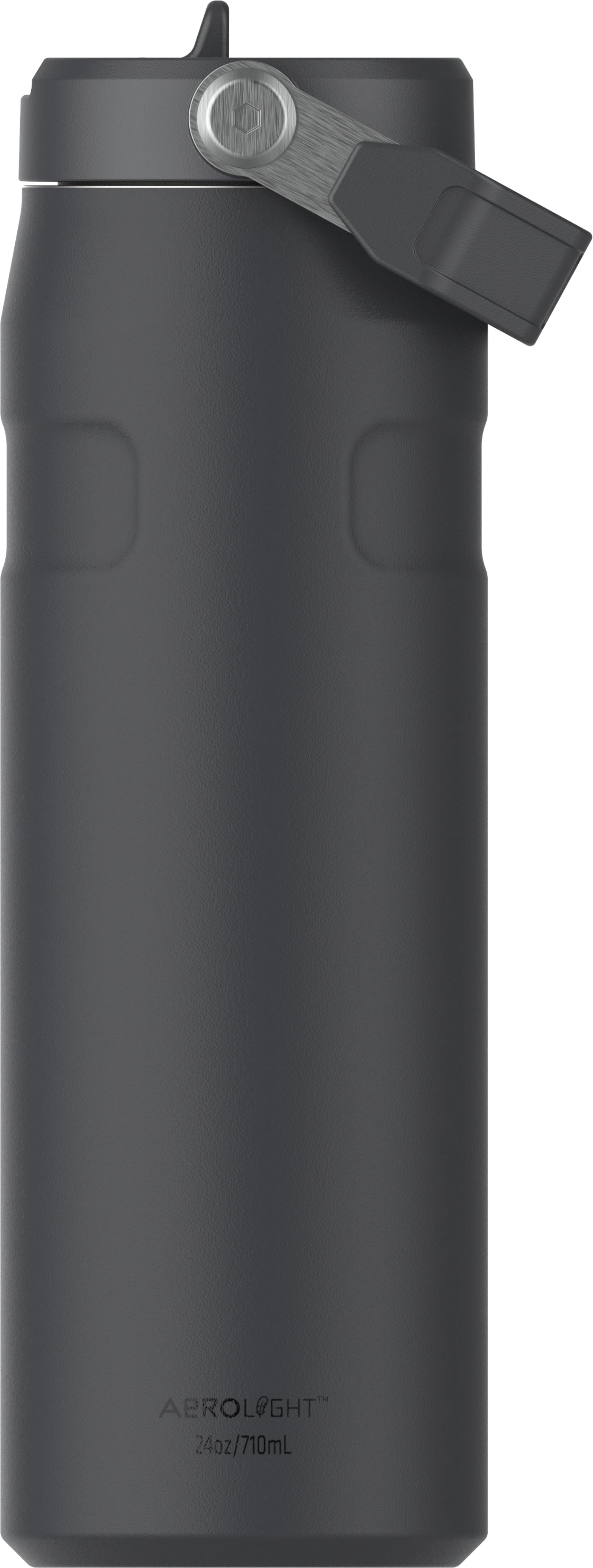 IceFlow Flip Straw Flasche 0.7l black 2.0 in Schwarz präsentiert im Onlineshop von KAQTU Design AG. Trinkflaschen ist von Stanley