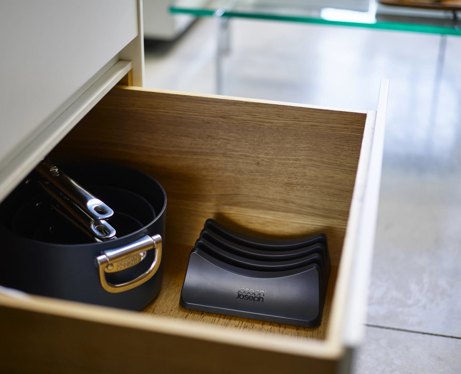 Spazio PfanneDeckel Holder L20CM B16,5 cm H 7,5 cm ABS