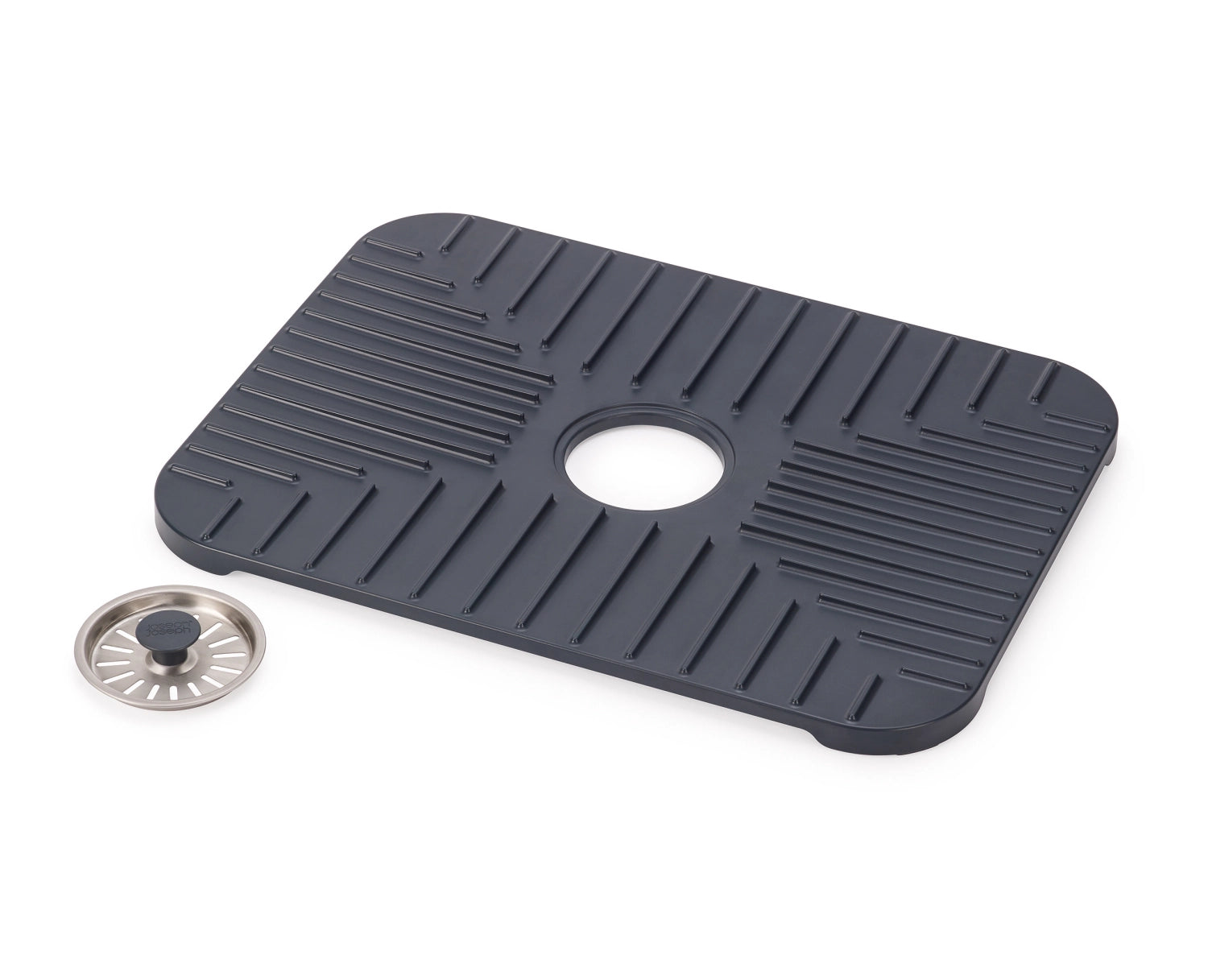 SinkShield Abtropfmatte mit Abfluss L 30x40cm ABS