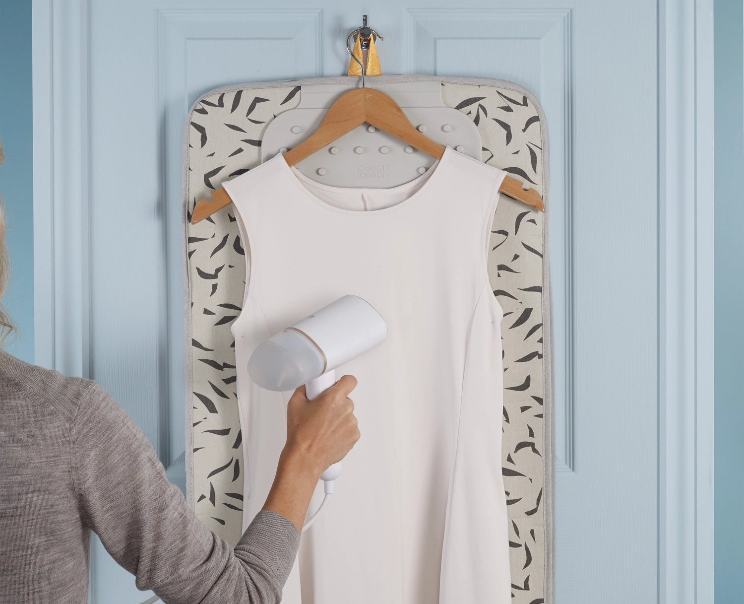 Tapis de repassage pliable Swift L90 cm l47 cm écru scatter