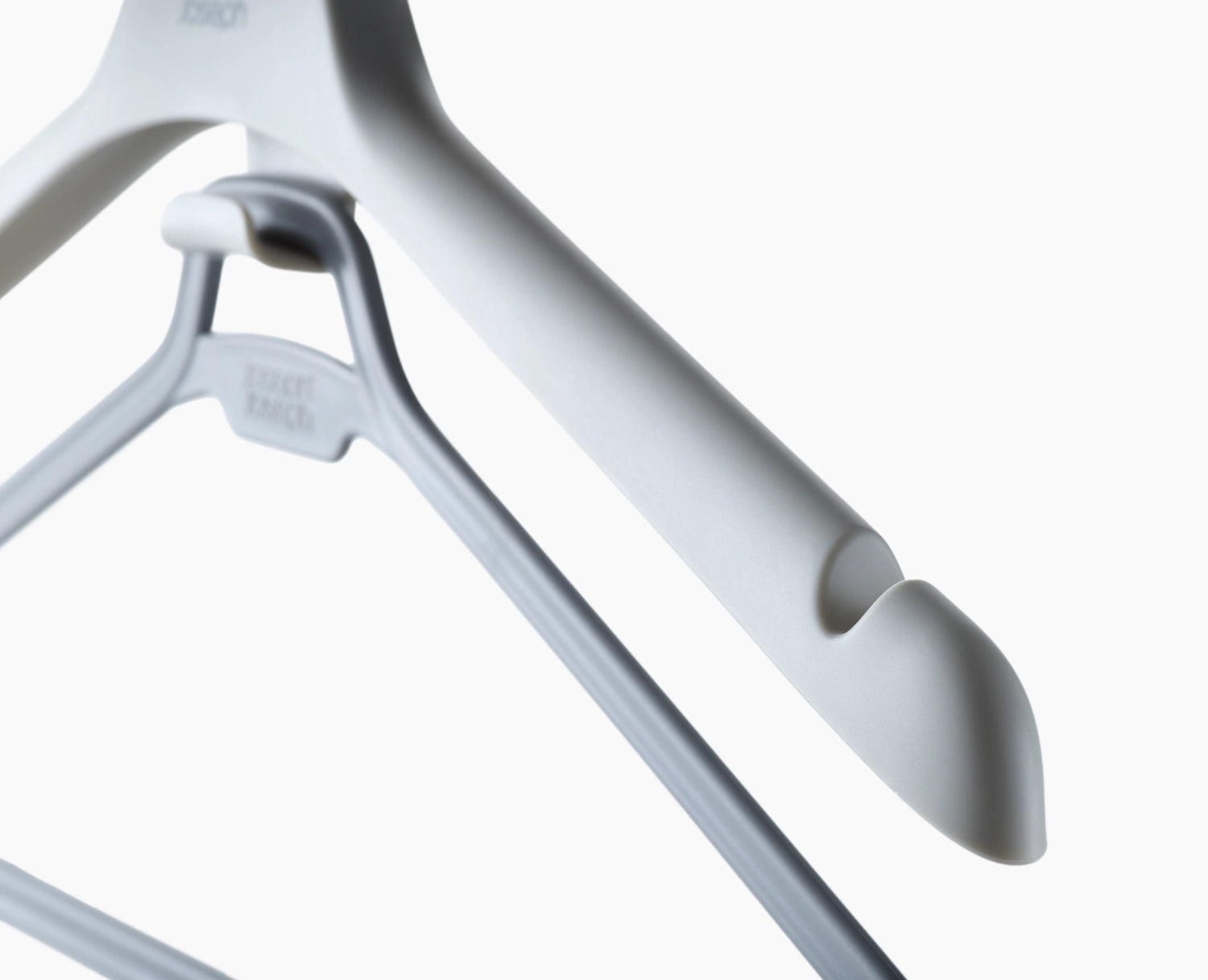 2er Set Orderly Kleiderbügel für Kleider H31cm L43cm PP ecru