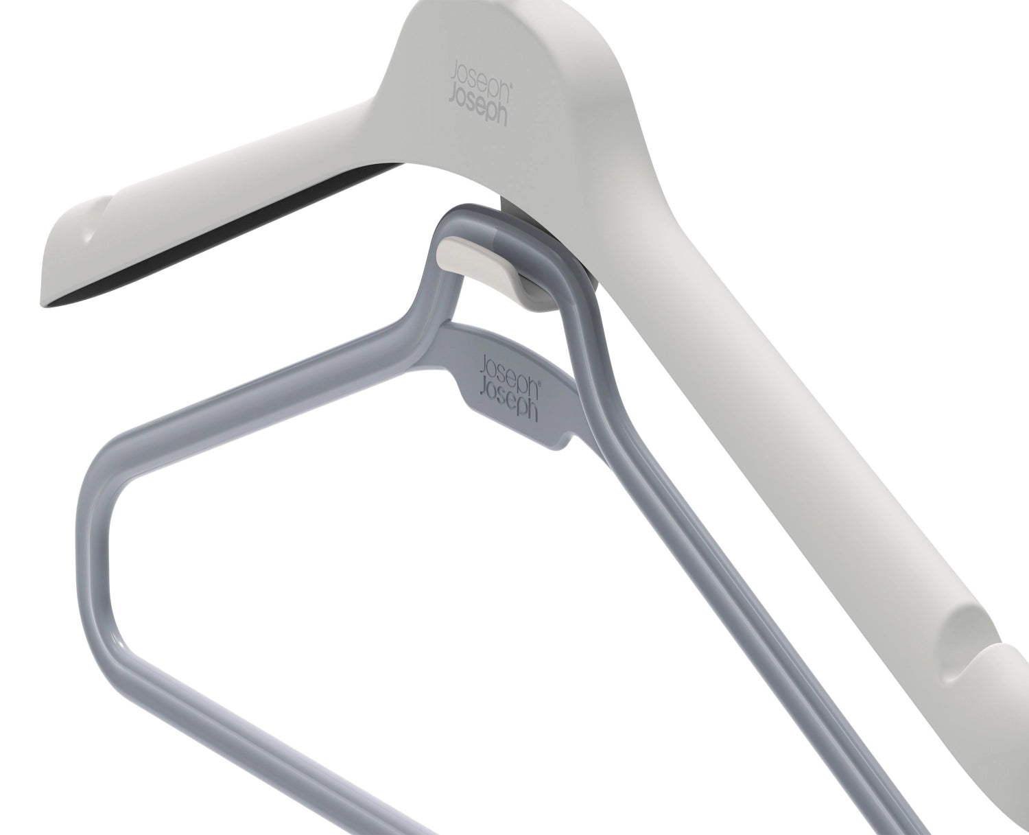 2er Set Orderly Kleiderbügel für Kleider H31cm L43cm PP ecru