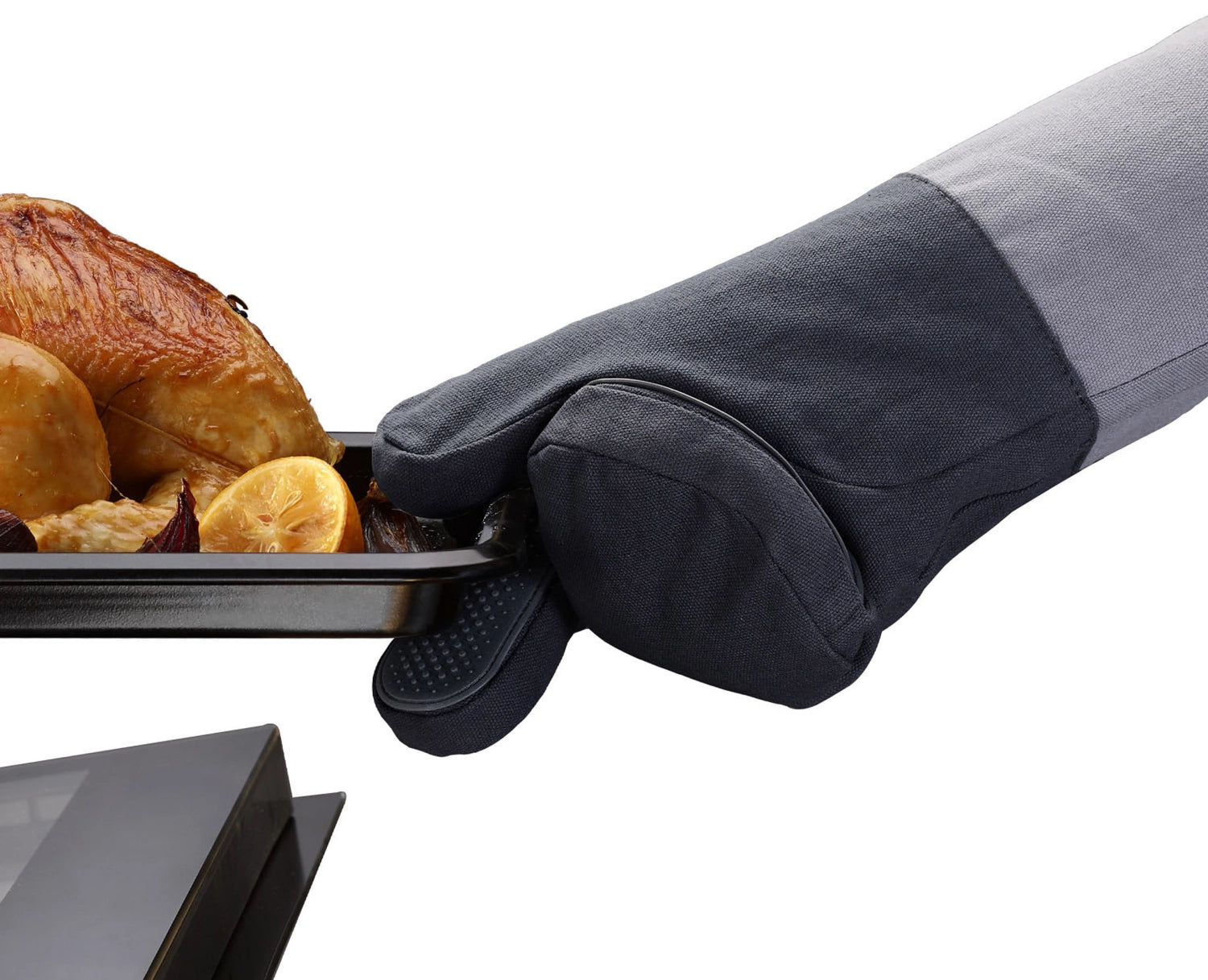 Pinch Ofenhandschuh einzeln Baumwolle anthrazit