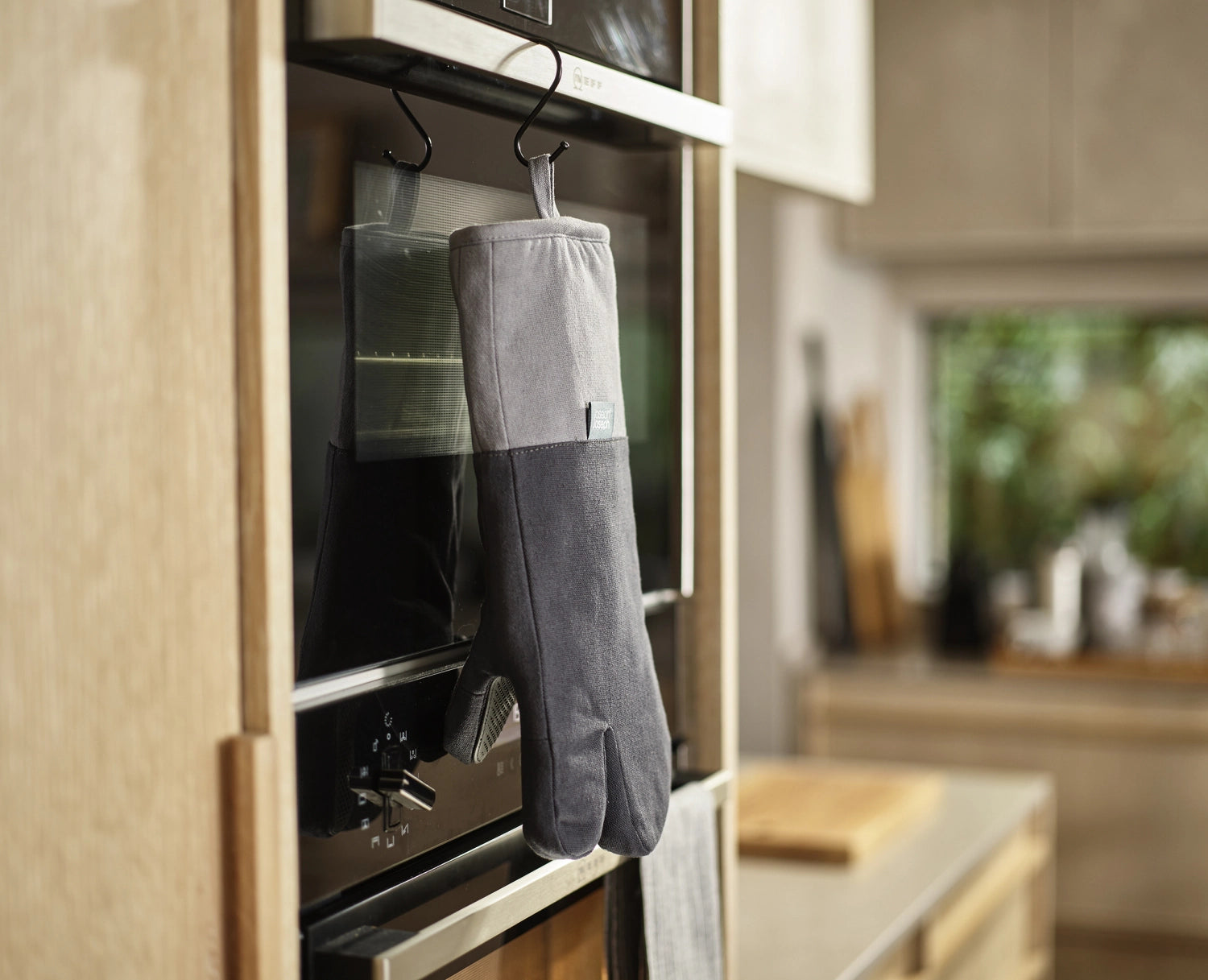 Pinch Ofenhandschuh einzeln Baumwolle anthrazit