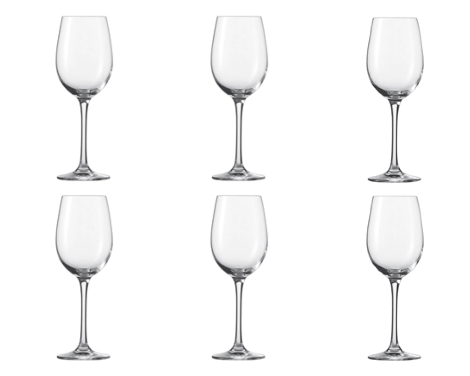 6 Set Classico/Ever 2 Weinkelch Ø7.5x21cm