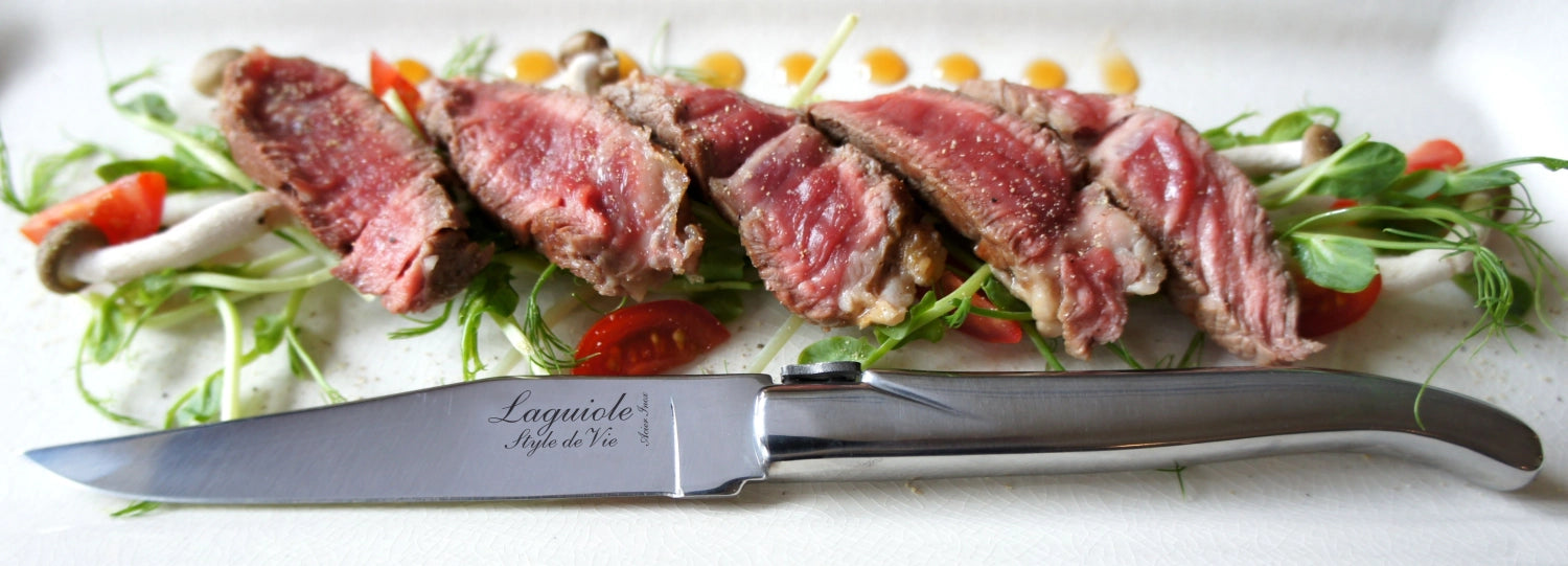 Laguiole Luxury Line Steak Knife inossidabile in acciaio