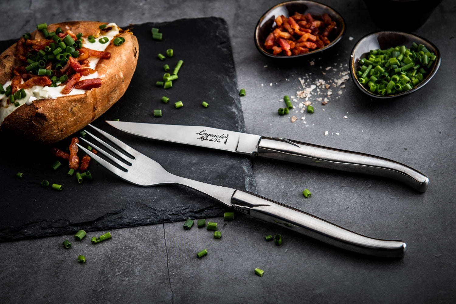 Laguiole Luxury Line steak knife stainless steel