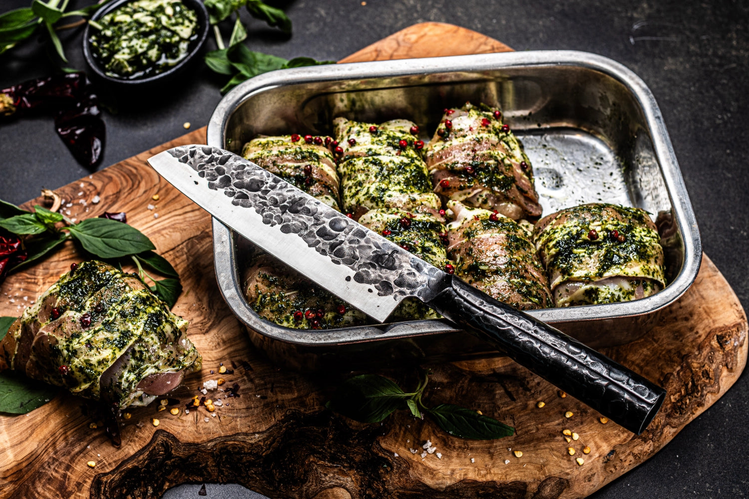 Couteau Brute Santoku 18cm