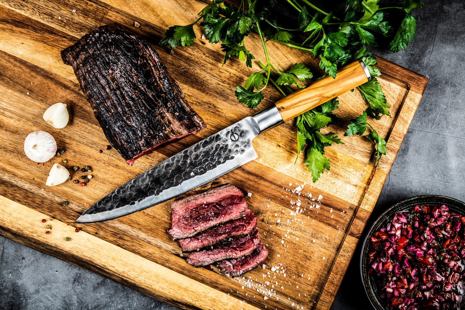 Couteau de chef olive 20cm