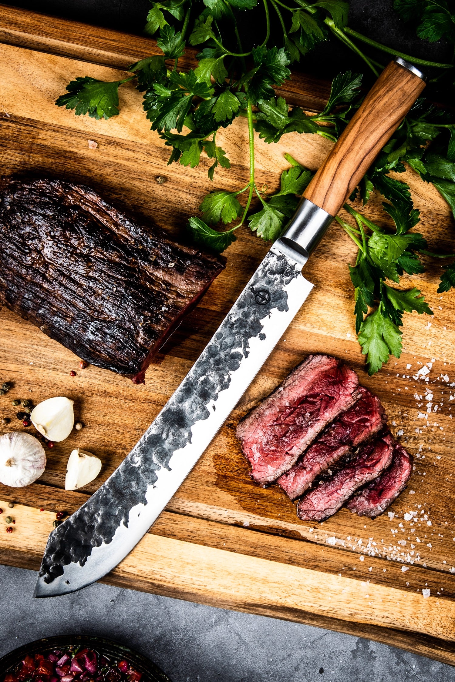 Coltello da macellaio oliva 25 cm