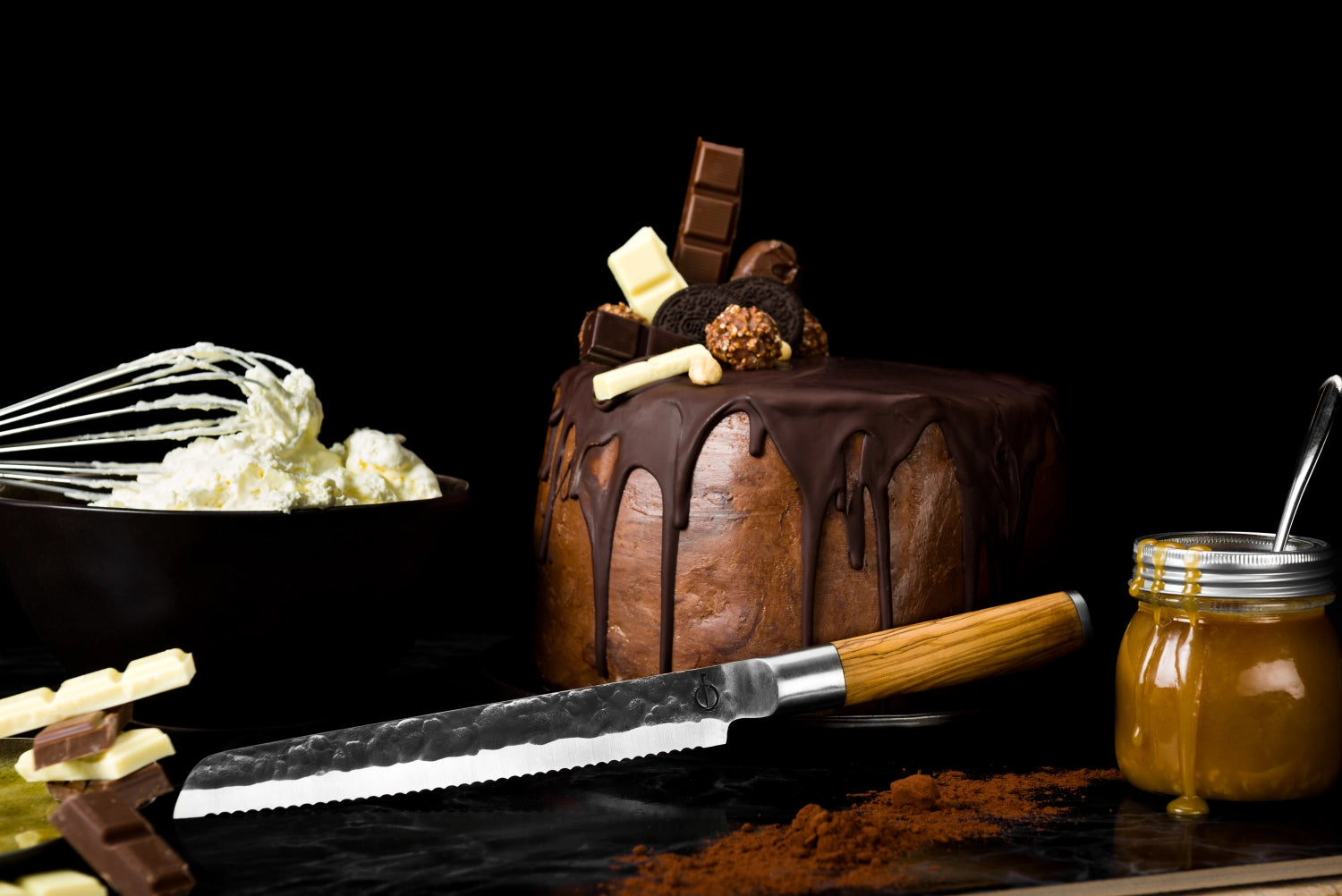 Olive Brotmesser 20cm