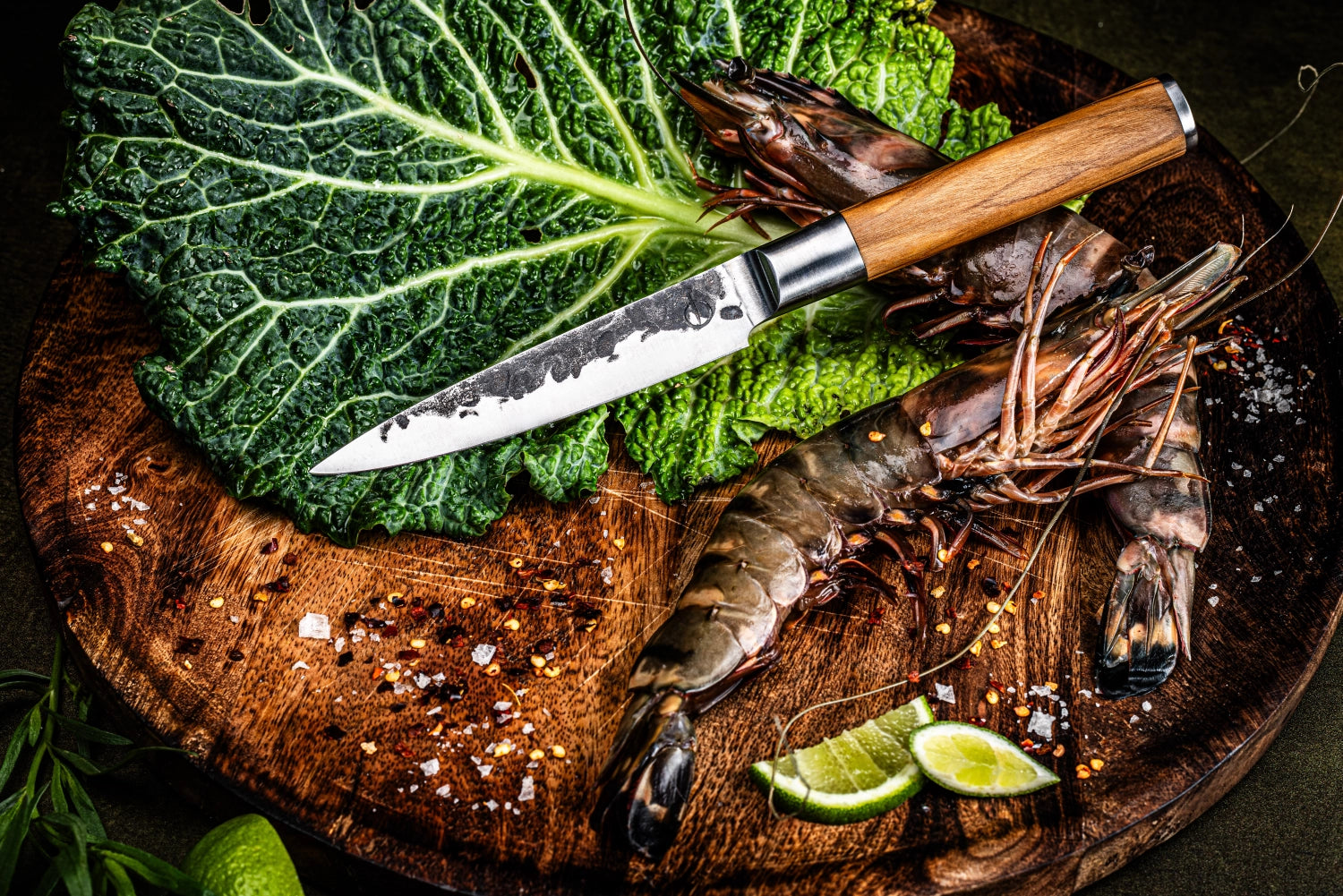 Coltello universale oliva 12,5 cm