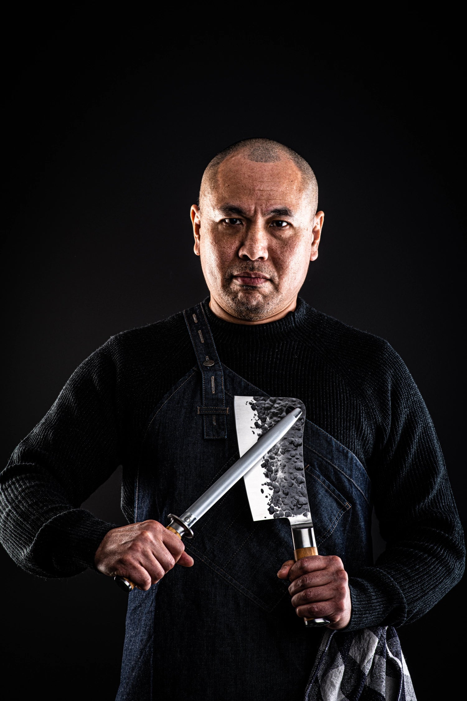 Olive Asiatisches Hackmesser 18cm