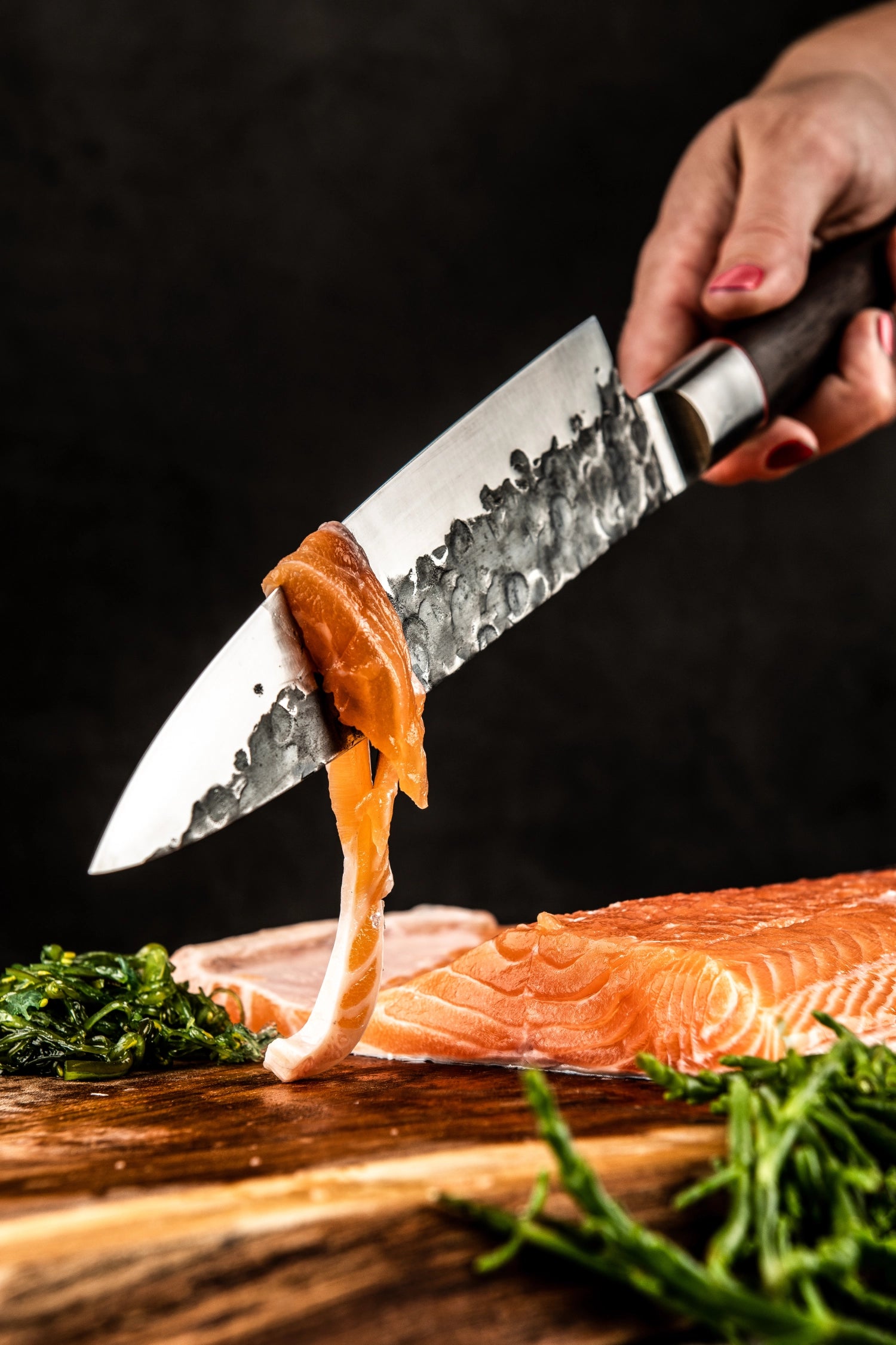 Sebra Kochmesser 20cm in Gelb präsentiert im Onlineshop von KAQTU Design AG. Küchenmesser ist von Forged