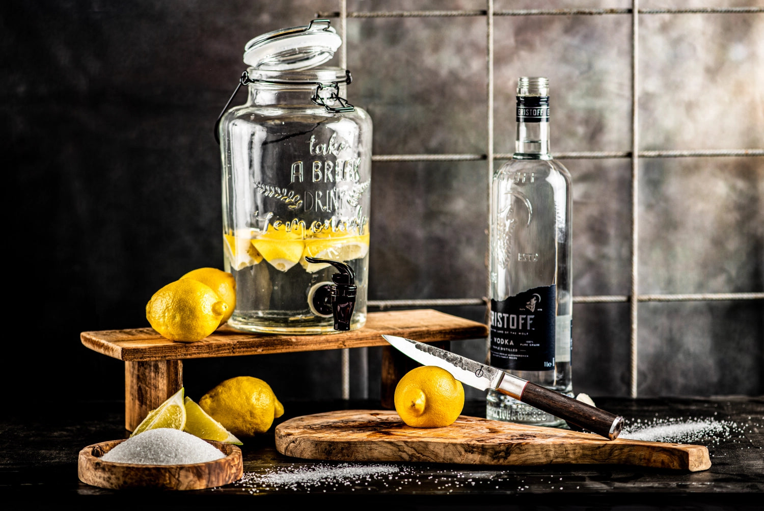 Sebra Universalmesser 12cm in Gelb präsentiert im Onlineshop von KAQTU Design AG. Küchenmesser ist von Forged