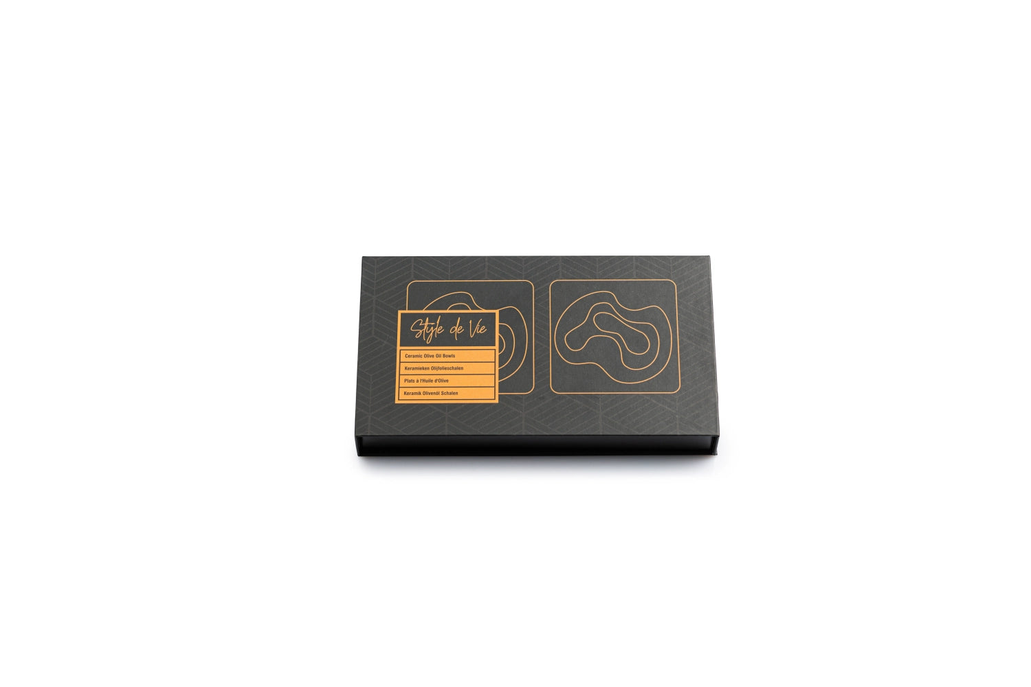 2 bol à huile d'olive en céramique