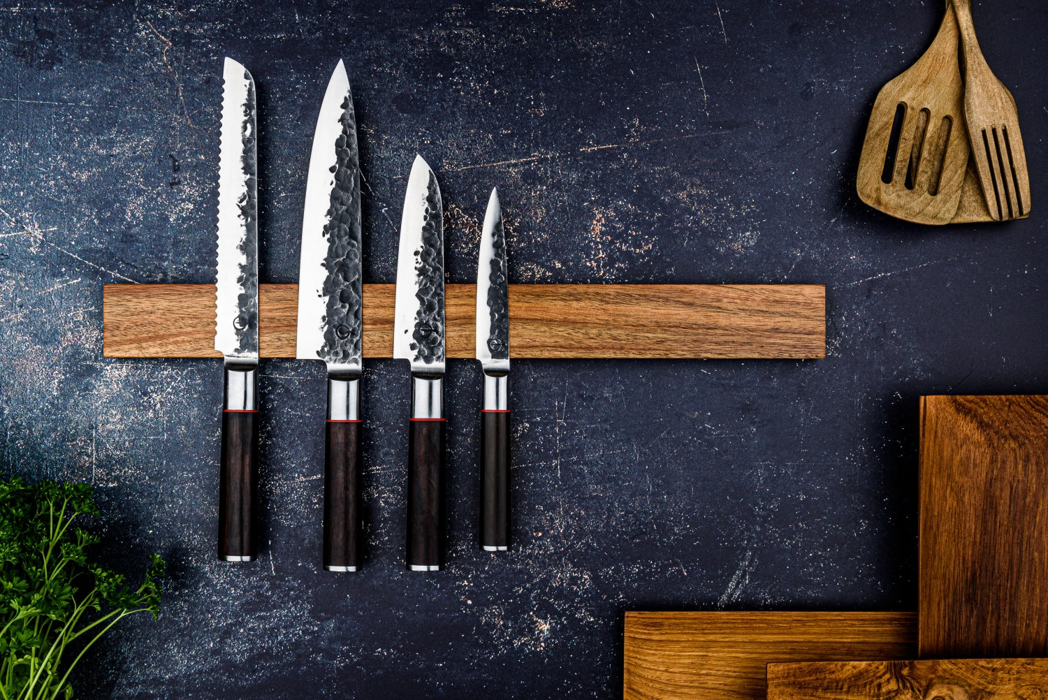 Bande à couteaux magnétique 50 acacia