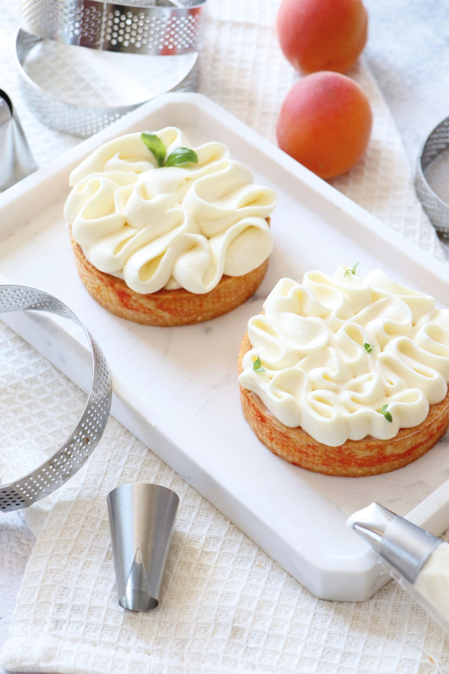 3 set set in acciaio inossidabile per la decorazione della torta