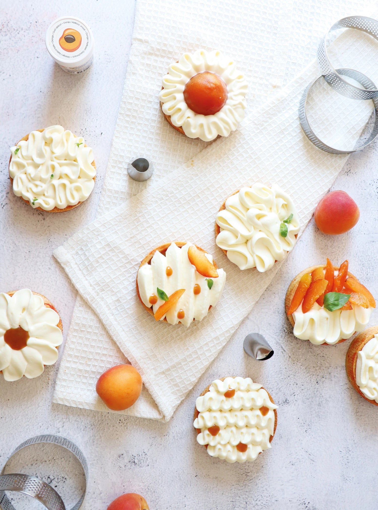 3 set set in acciaio inossidabile per la decorazione della torta