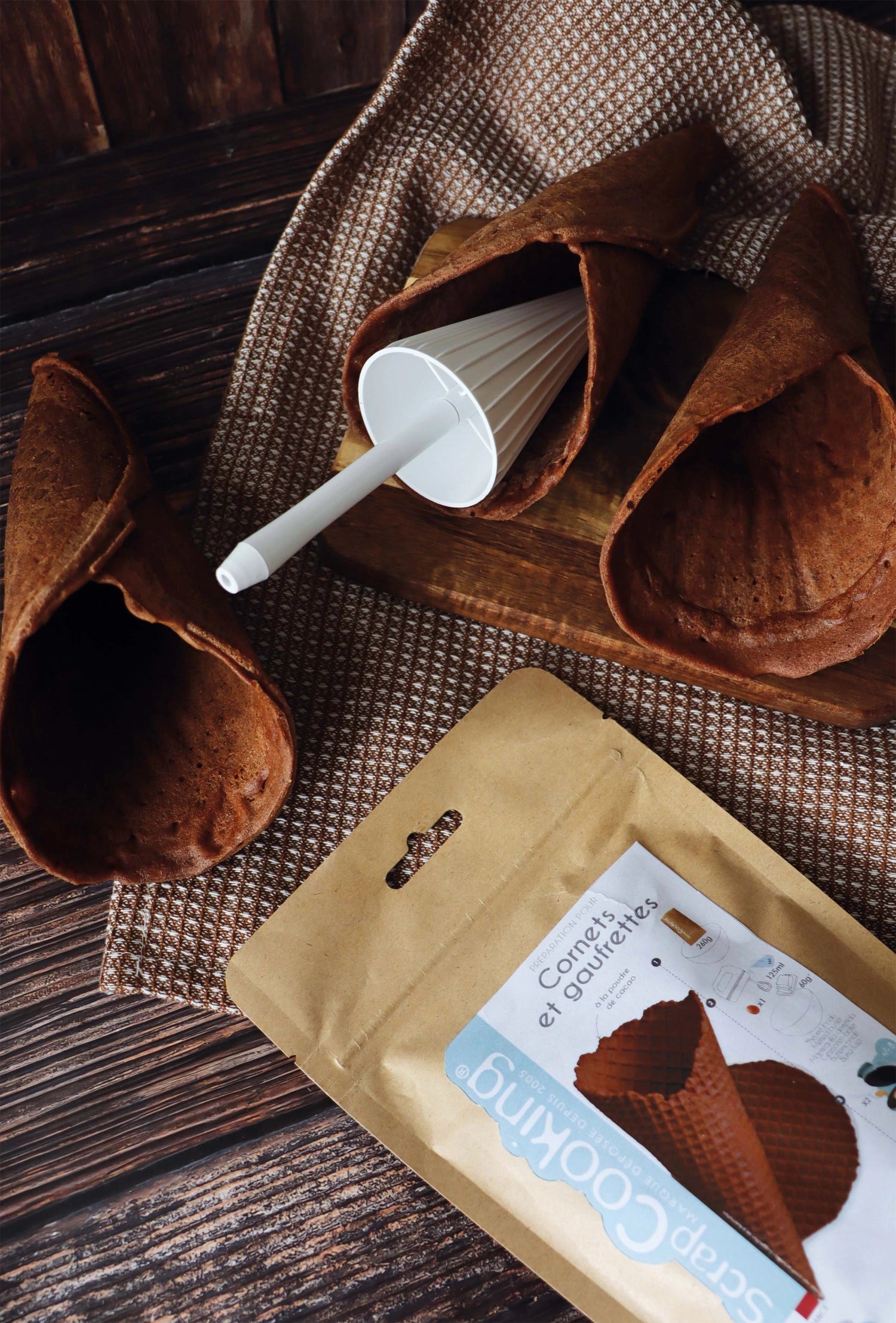 Ready mix for chocolate wafers/cornet 260g