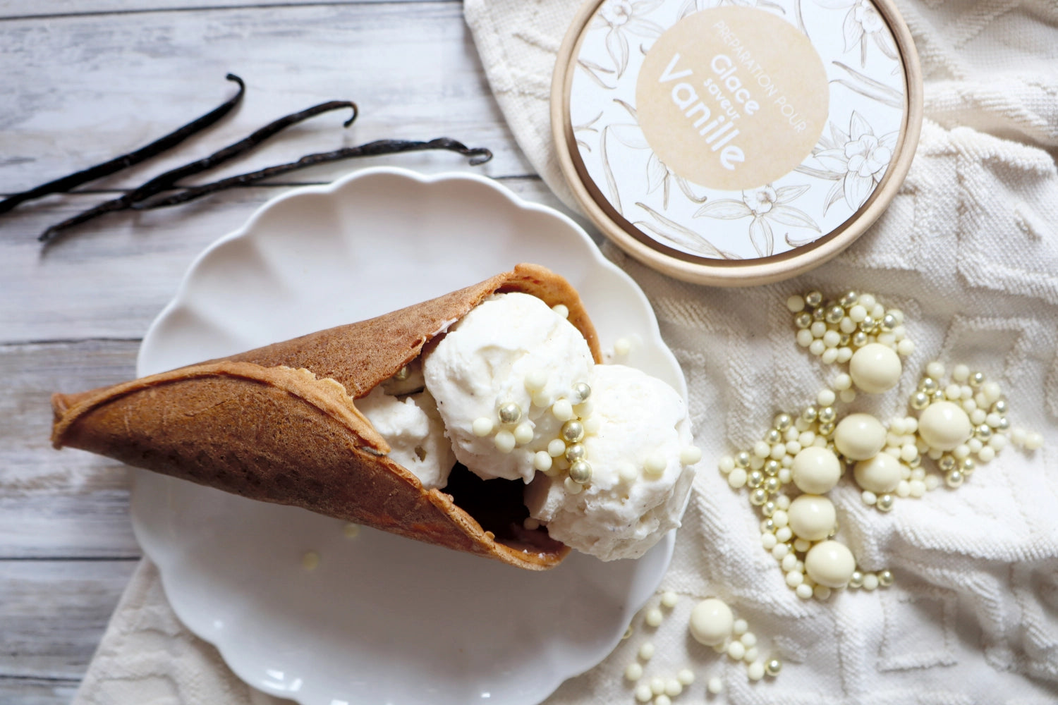 Ready mix for vanilla ice cream 145g