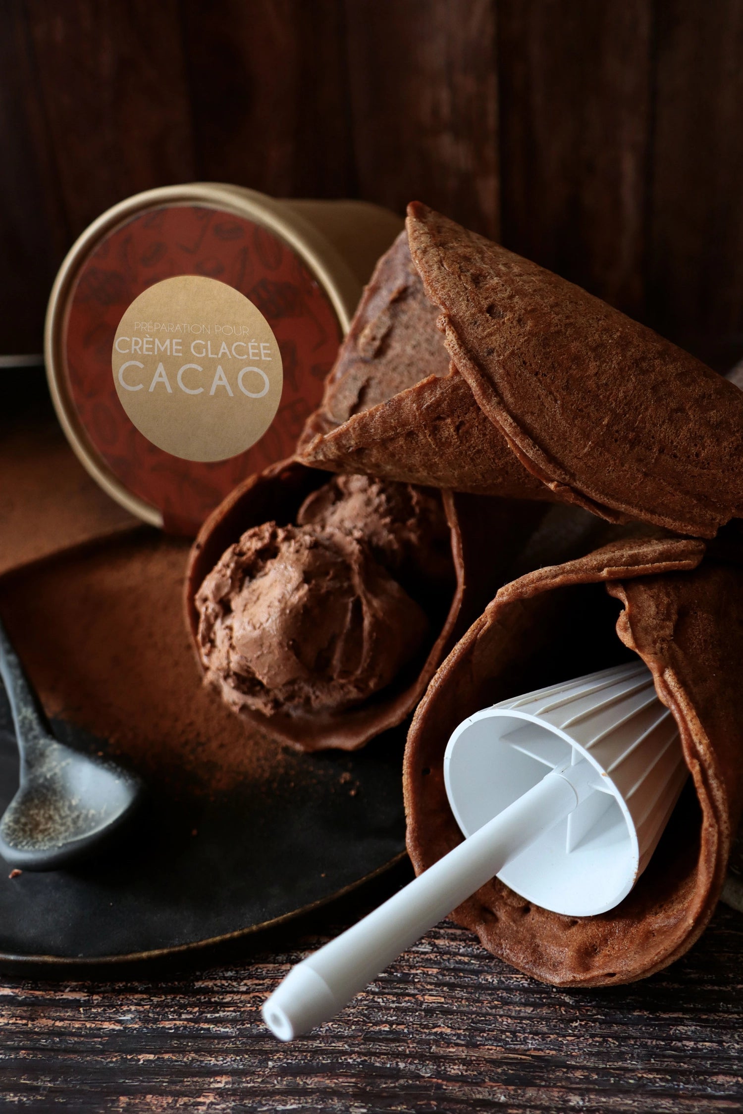 Ready mix for chocolate ice cream 185g