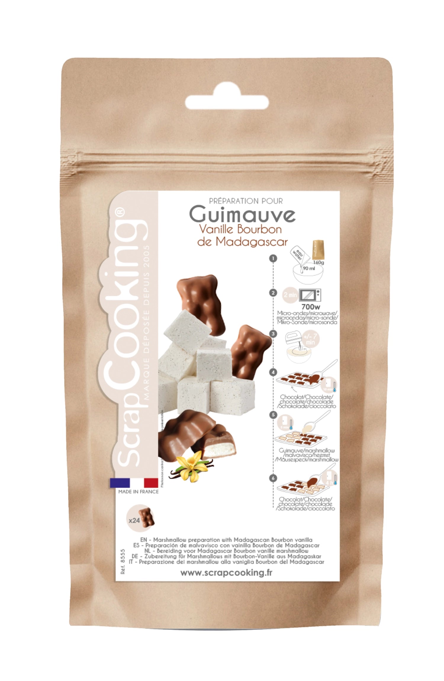 Mélange prêt pour guimauves vanille 160g