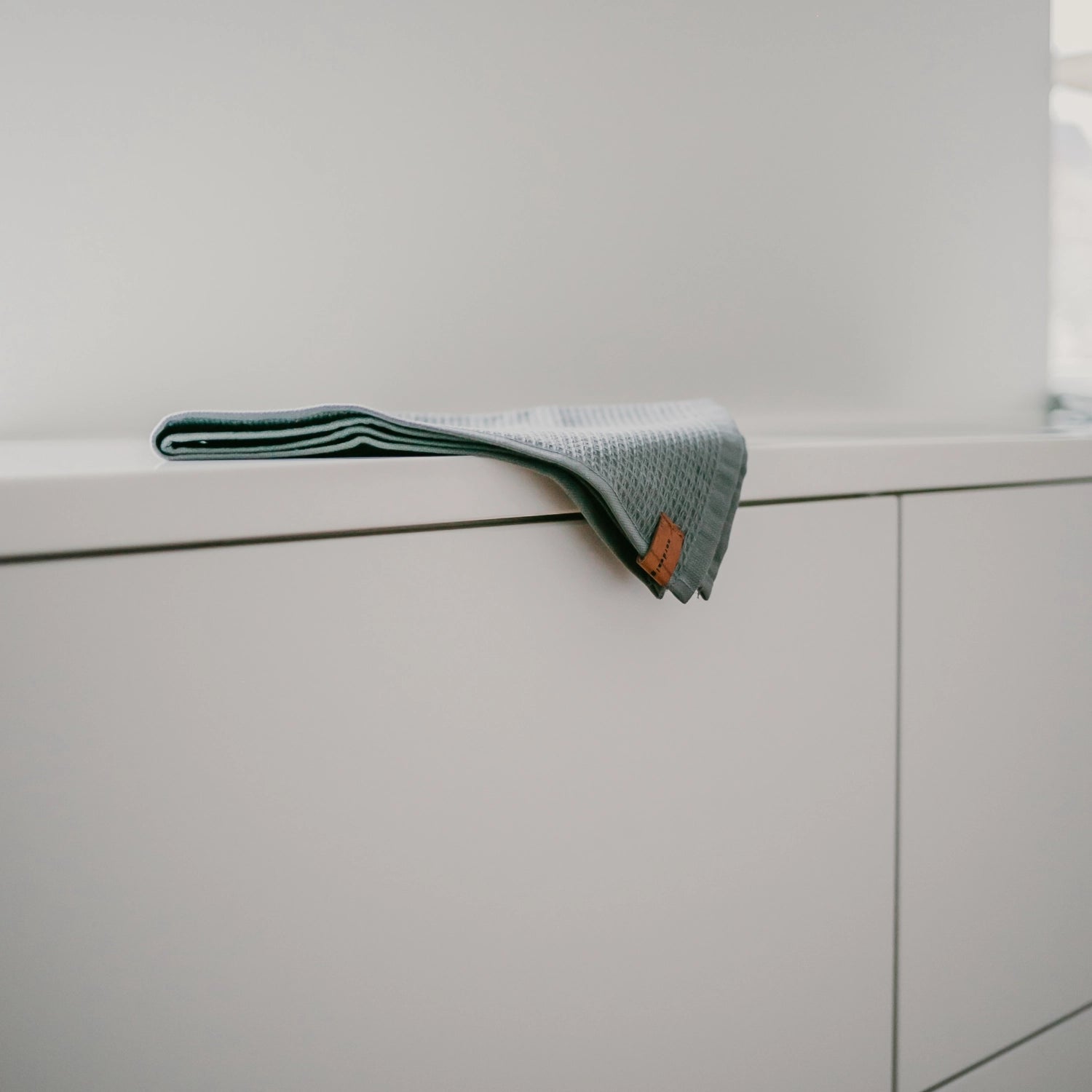 Torchon Oslo Gris, gris foncé 40x60cm