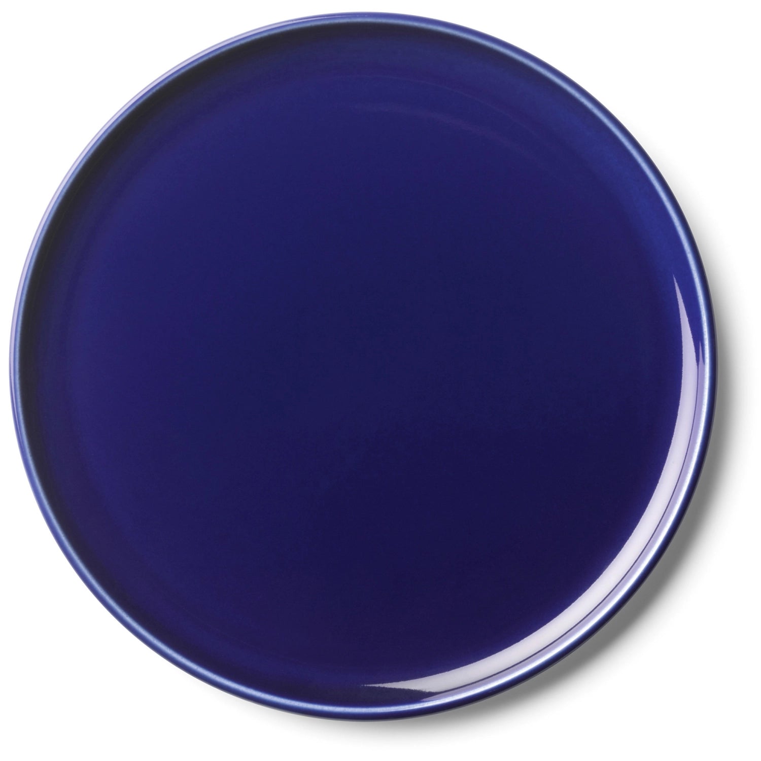 Lot de 2 assiettes collectives plates D20cm cobalt