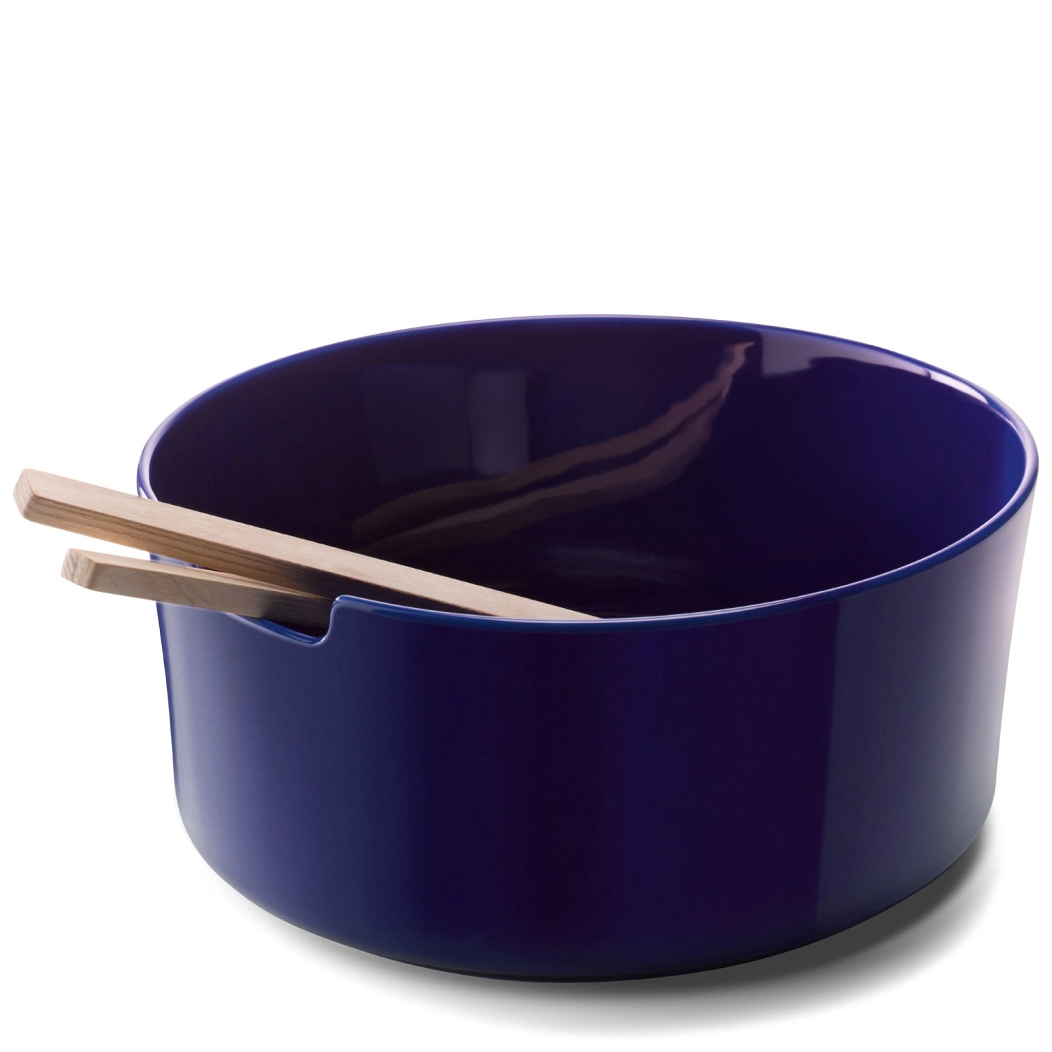 Salate collective mâle D26 cm avec des couverts COBALT