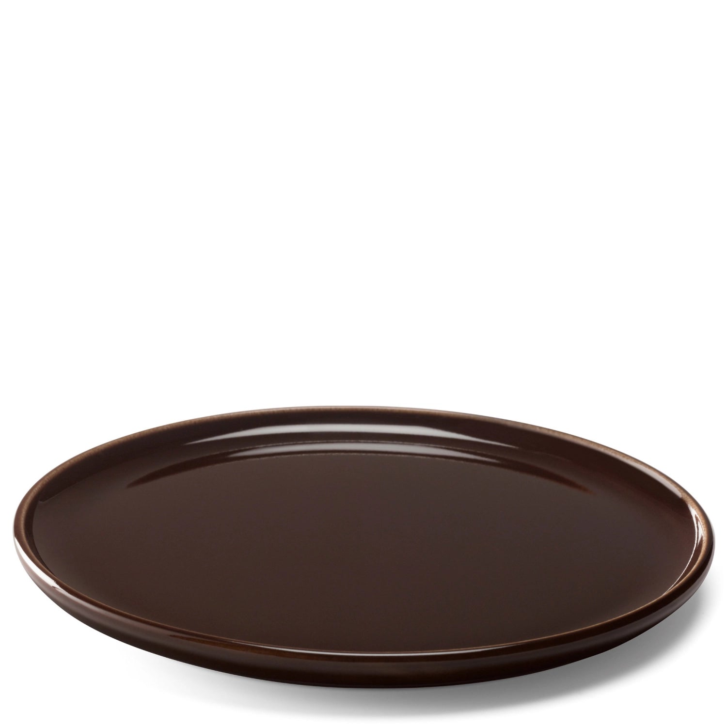 Stilvolles 2er Set flacher Teller in Mocha, 17 cm Durchmesser, ideal für ansprechende Präsentationen und besondere Anlässe.