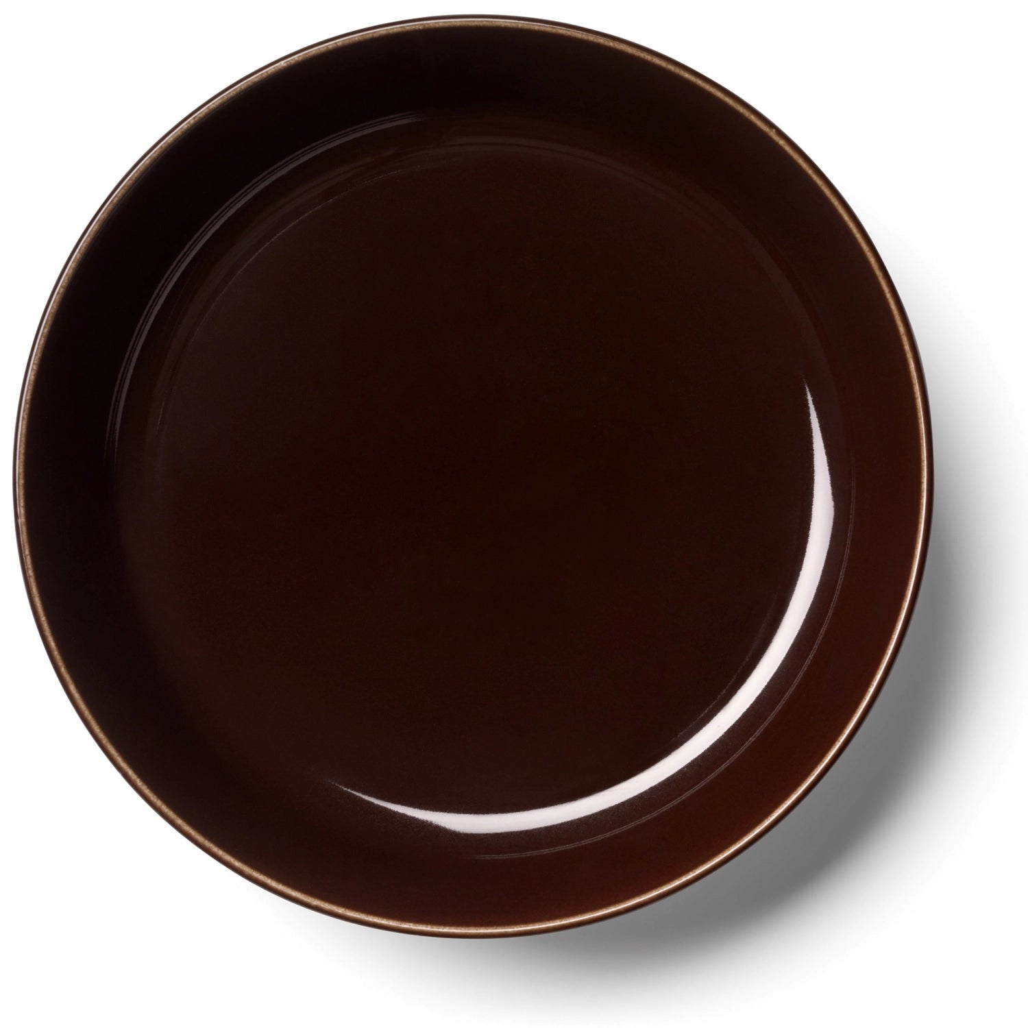 Stilvolles 2er Set tiefen Teller in Mocha, Durchmesser 20 cm, perfekt für kreative Anrichte und besondere Anlässe.