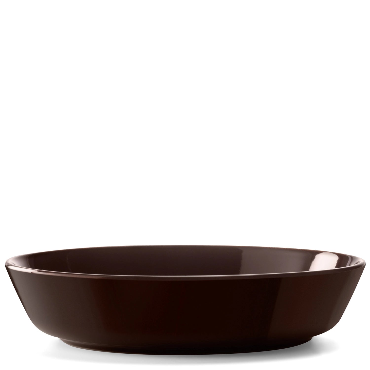 Elegantes 2er Set tiefen Teller in Mocha, 20 cm Durchmesser, ideal für ansprechende Präsentationen und festliche Tischdekoration.