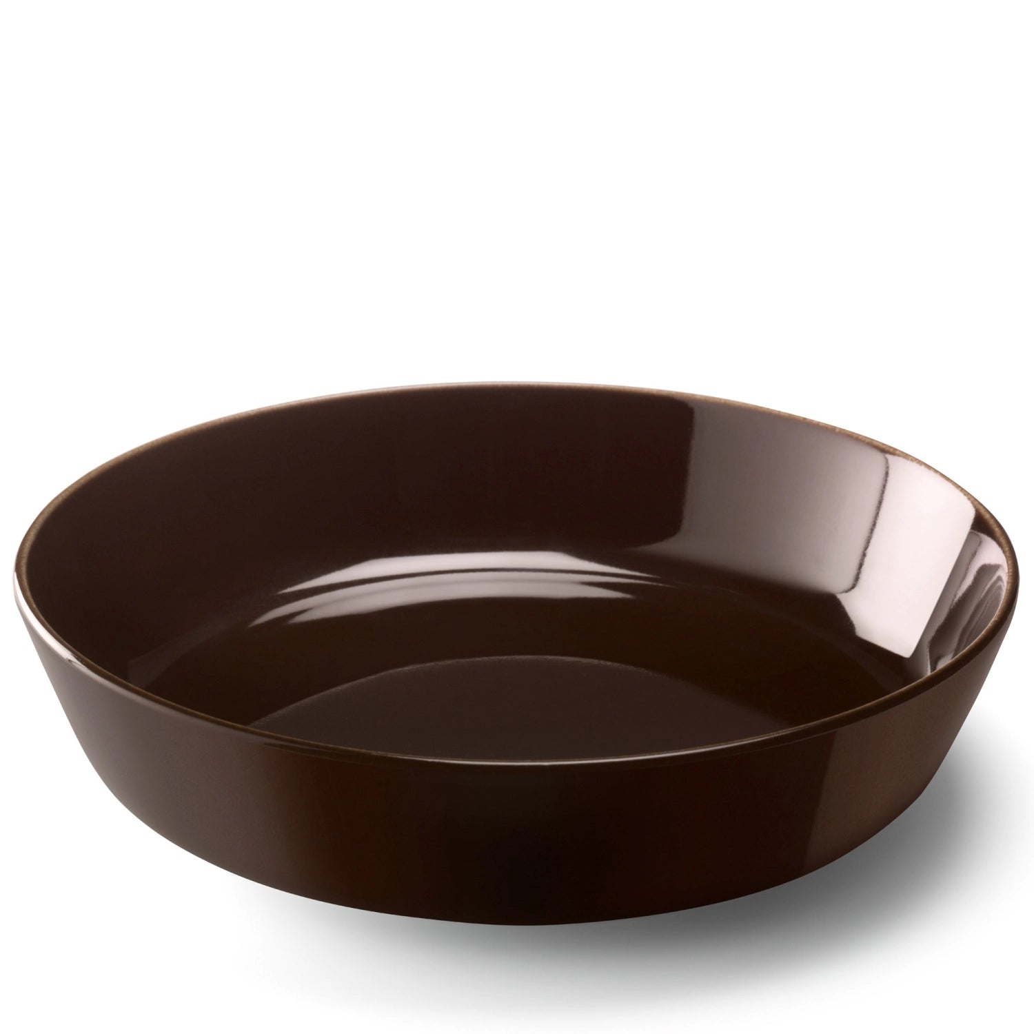 Stilvolles 2er Set tiefen Teller in Mocha, 20 cm, perfekt für kreative Anrichte und besondere Anlässe.