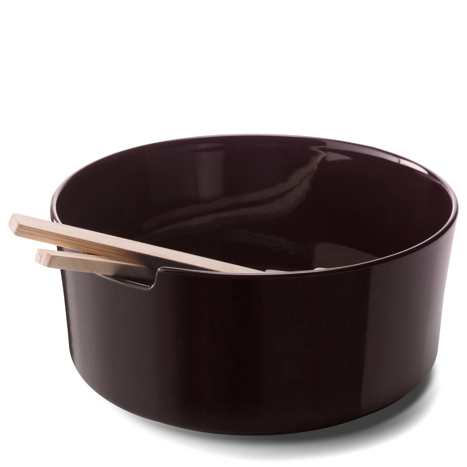 Salate collective mâle D26cm avec des couverts cendres mocha